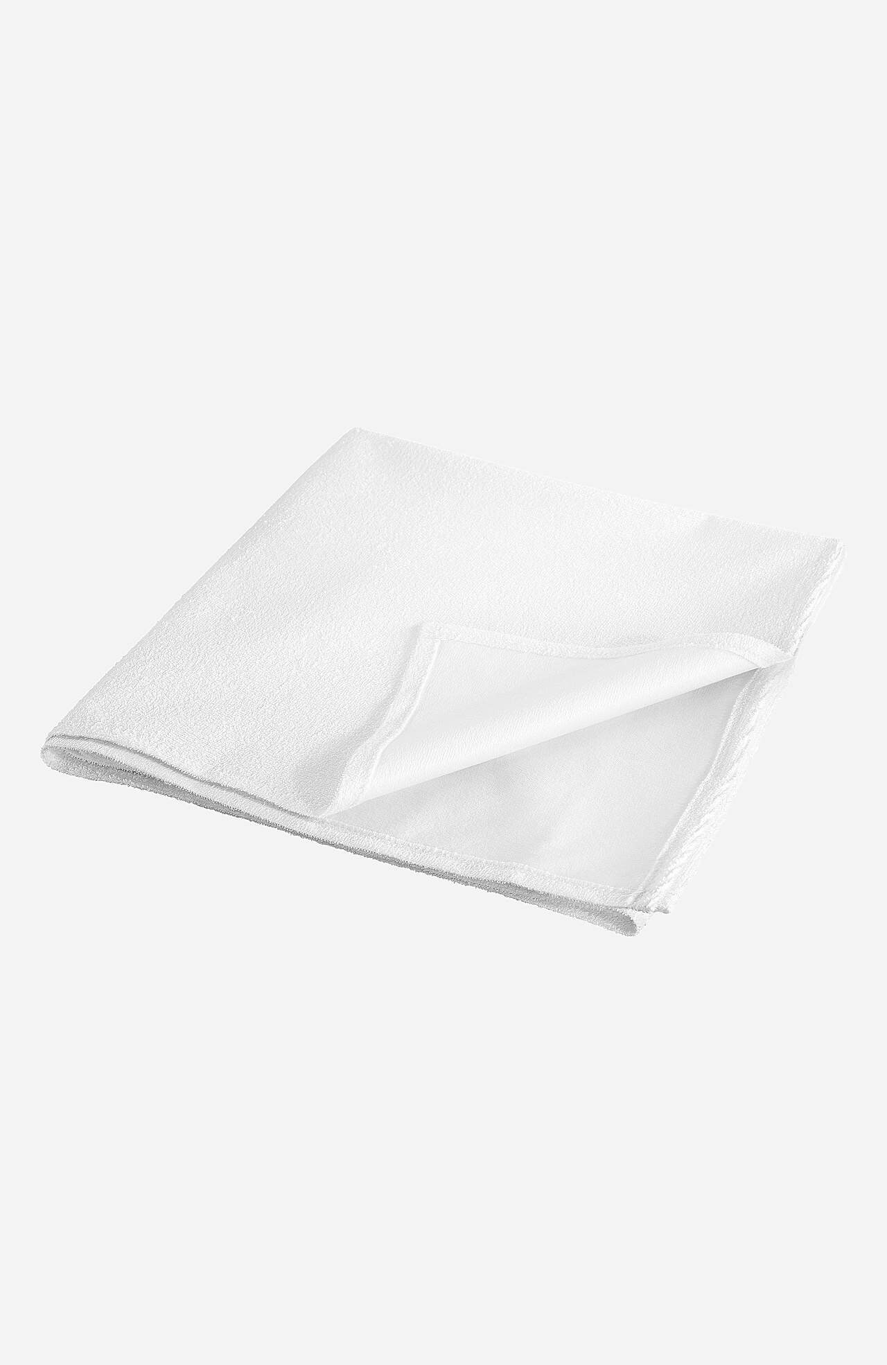 Patjasuoja muovipinnoitetusta froteesta