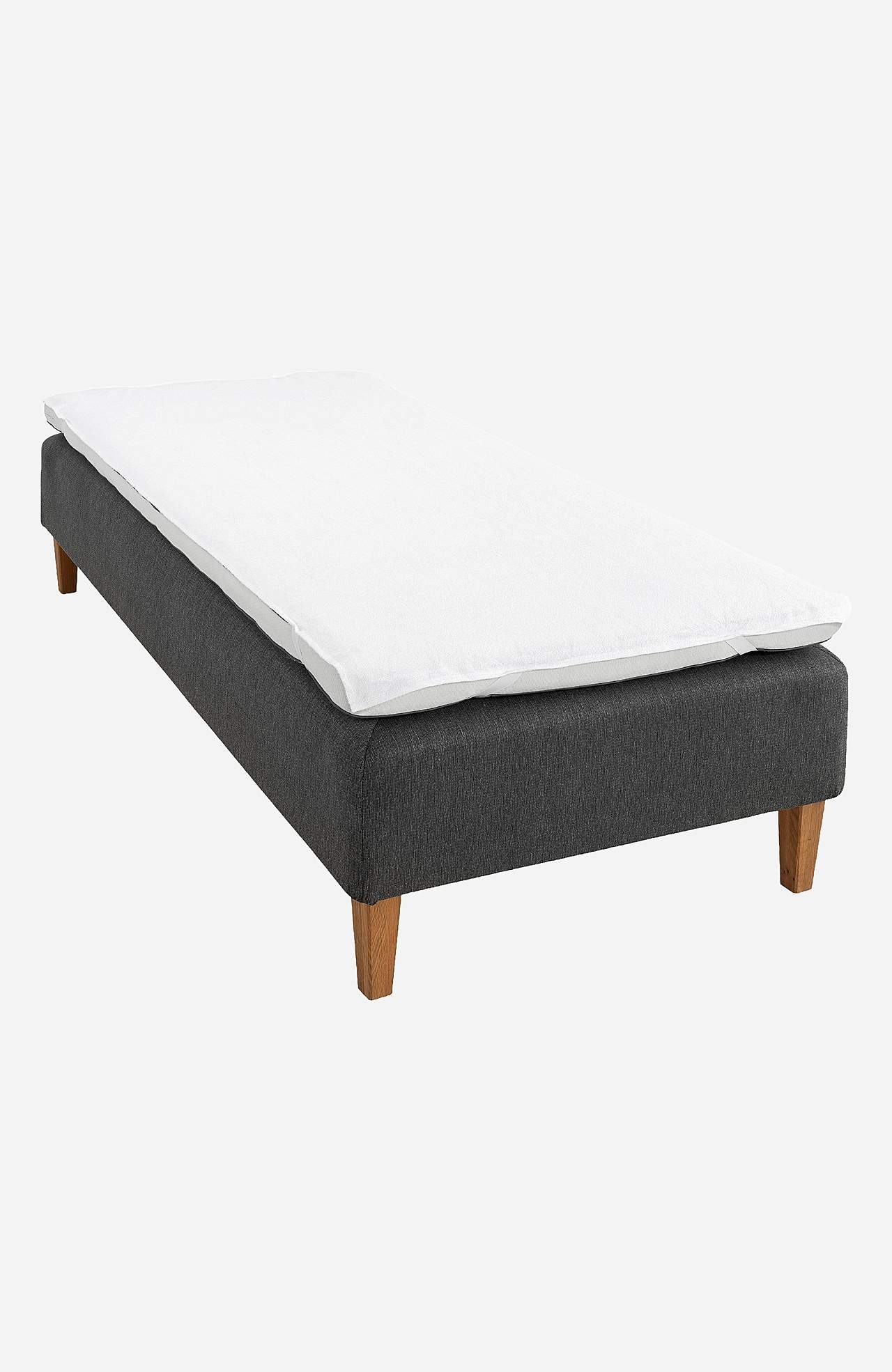 Patjasuoja muovipinnoitetusta froteesta