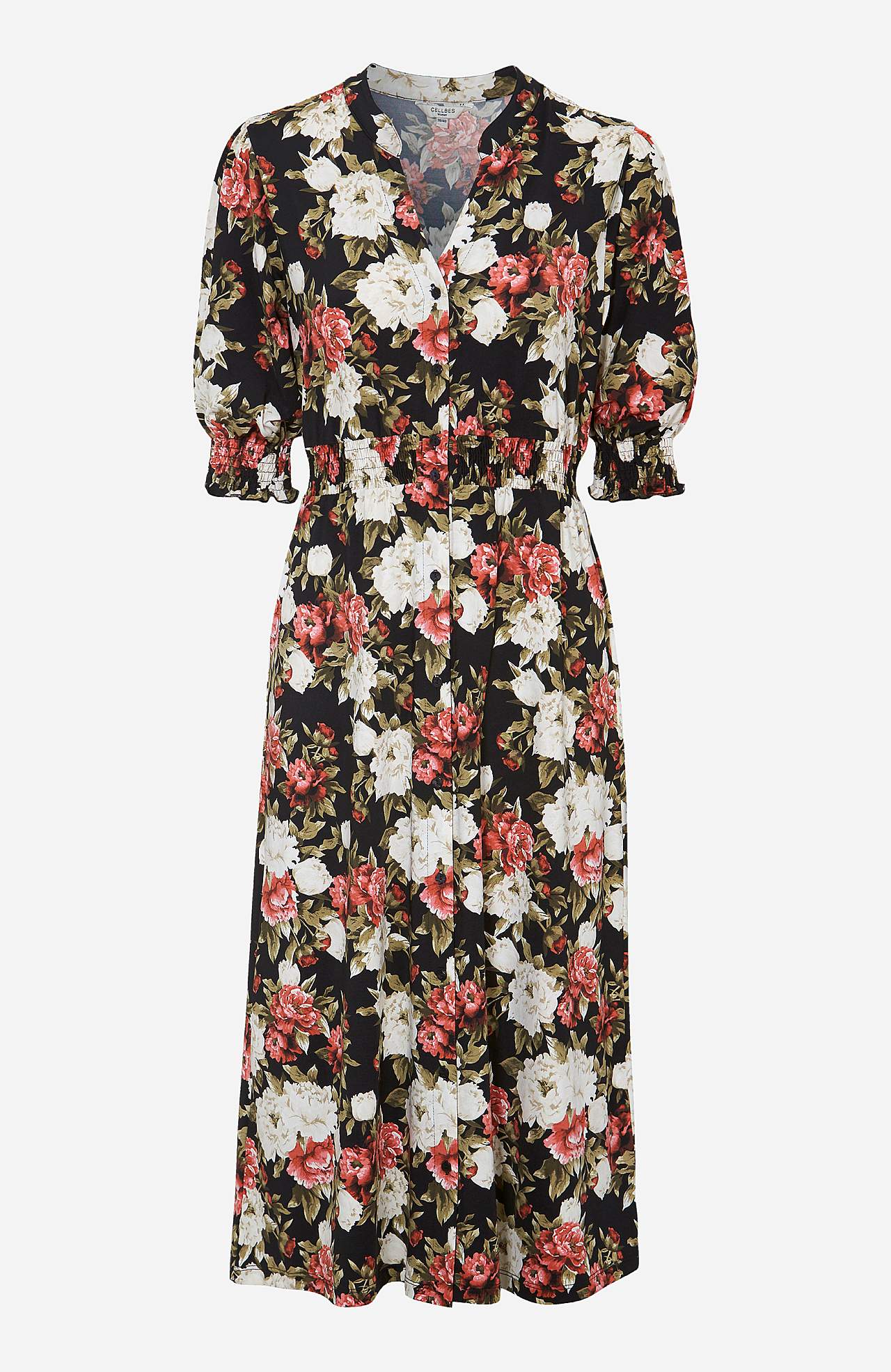 Kuviollinen trikoomekko