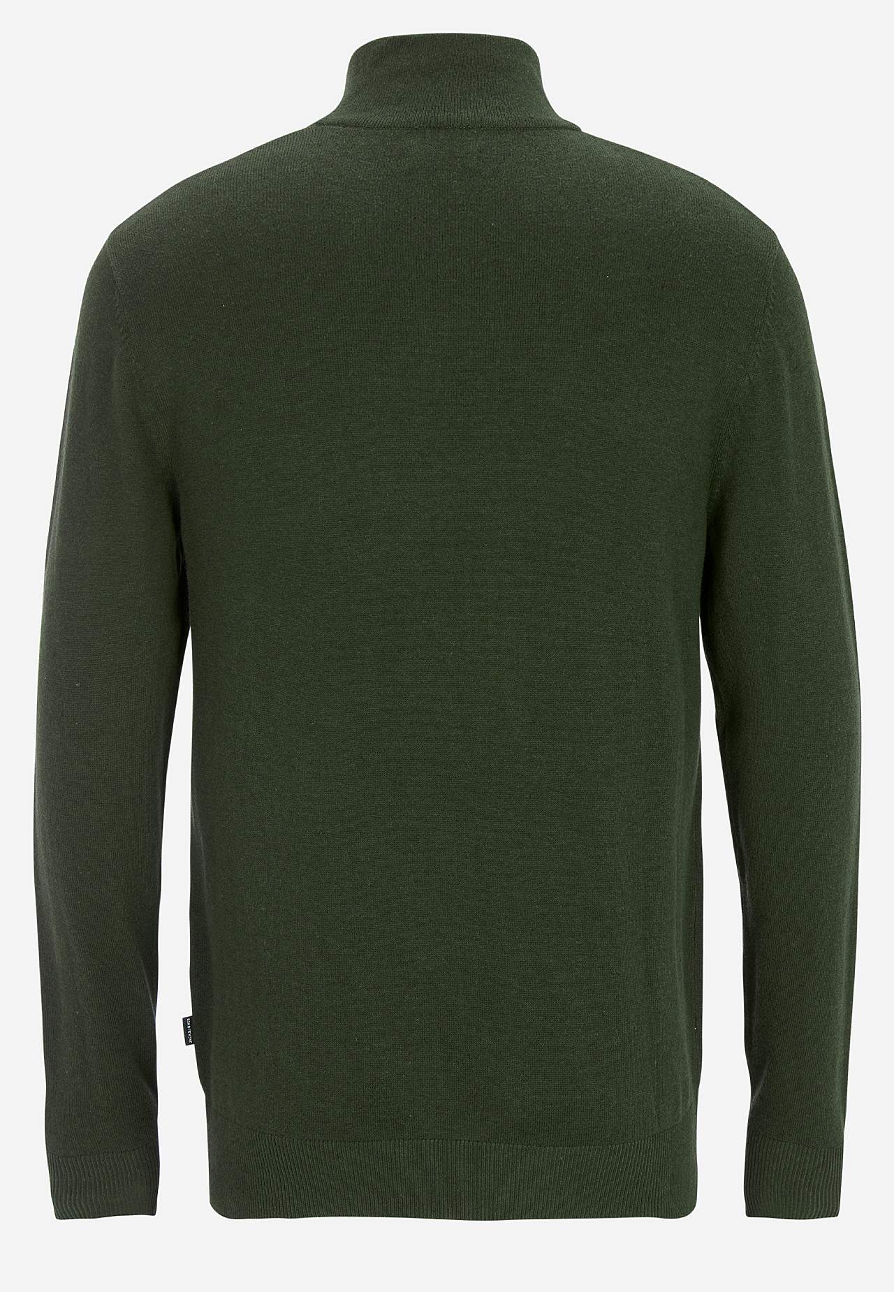 Tiheäsilmukkainen pusero vetoketjulla