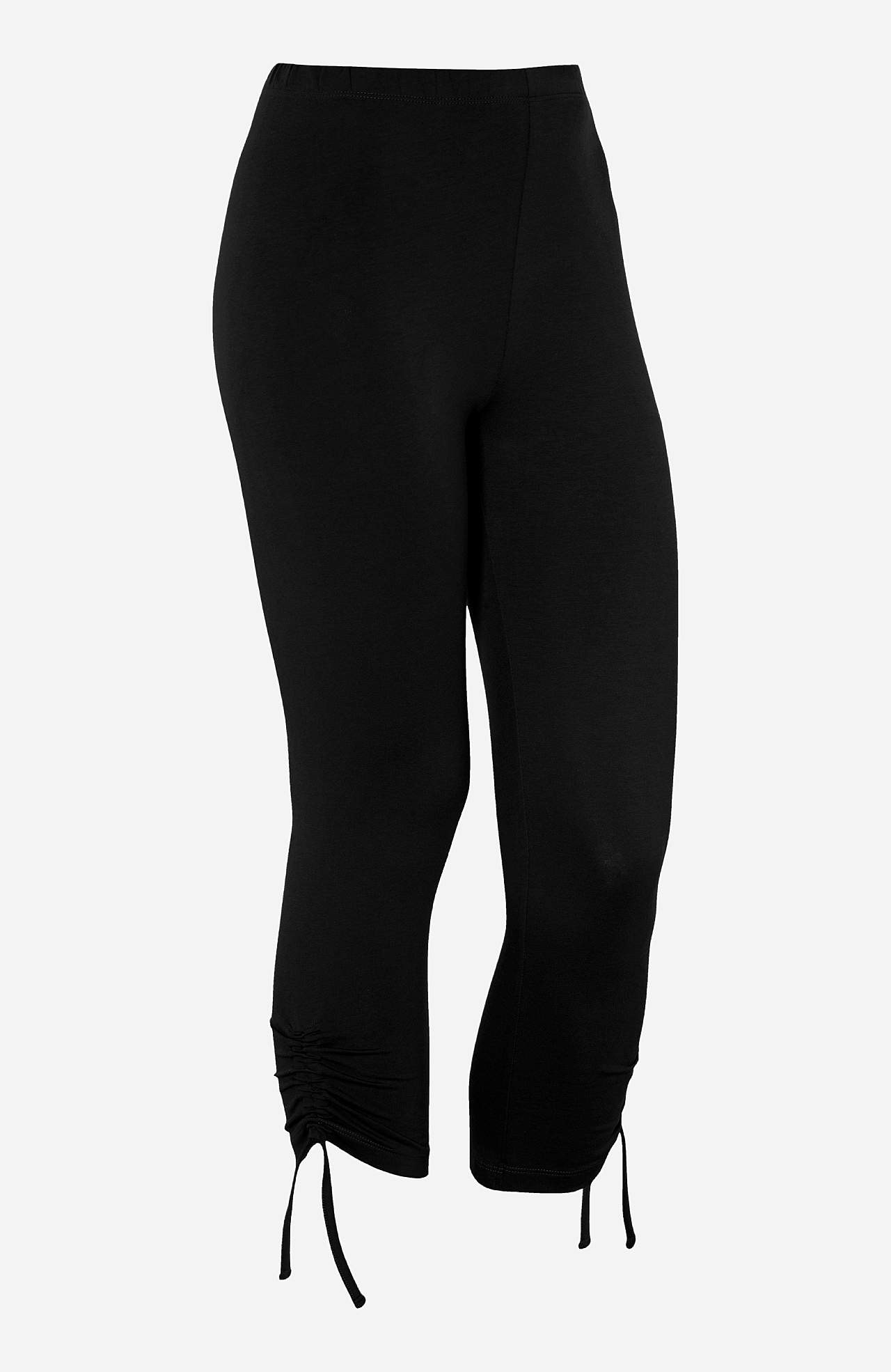 Caprileggingsit kiristysnyörillä lahkeiden lopussa Astrid 2 kpl/pakkaus