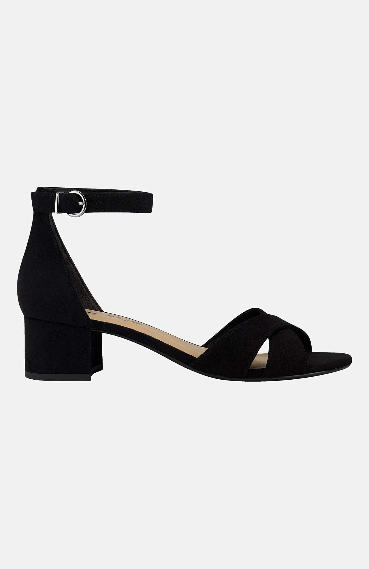 Korollinen sandaali Valmistettu mokkanahkajäljitelmästä