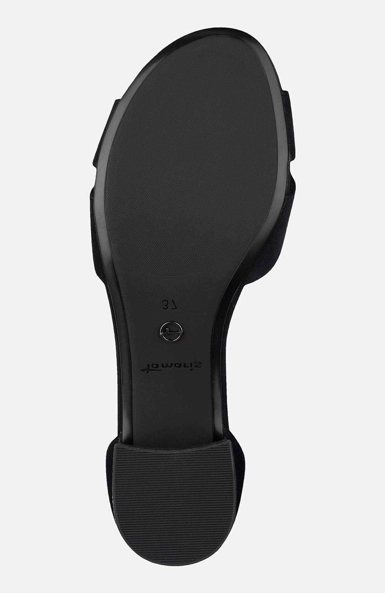 Korollinen sandaali Valmistettu mokkanahkajäljitelmästä