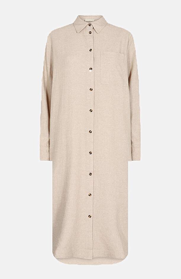 Kiva paitamekko pellavasekoitteesta