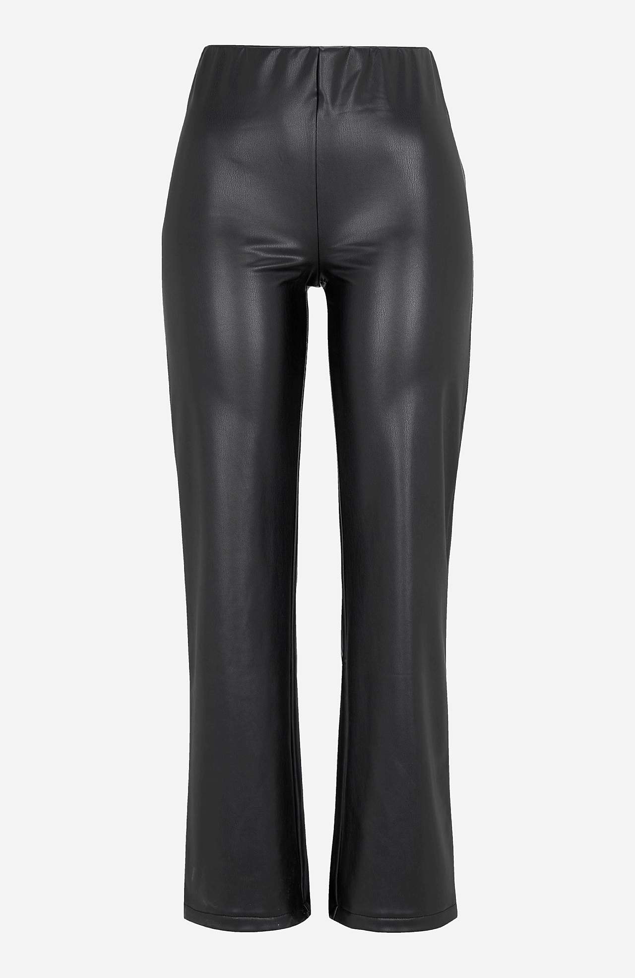 Pinnoitetut, leveälahkeiset leggingsit