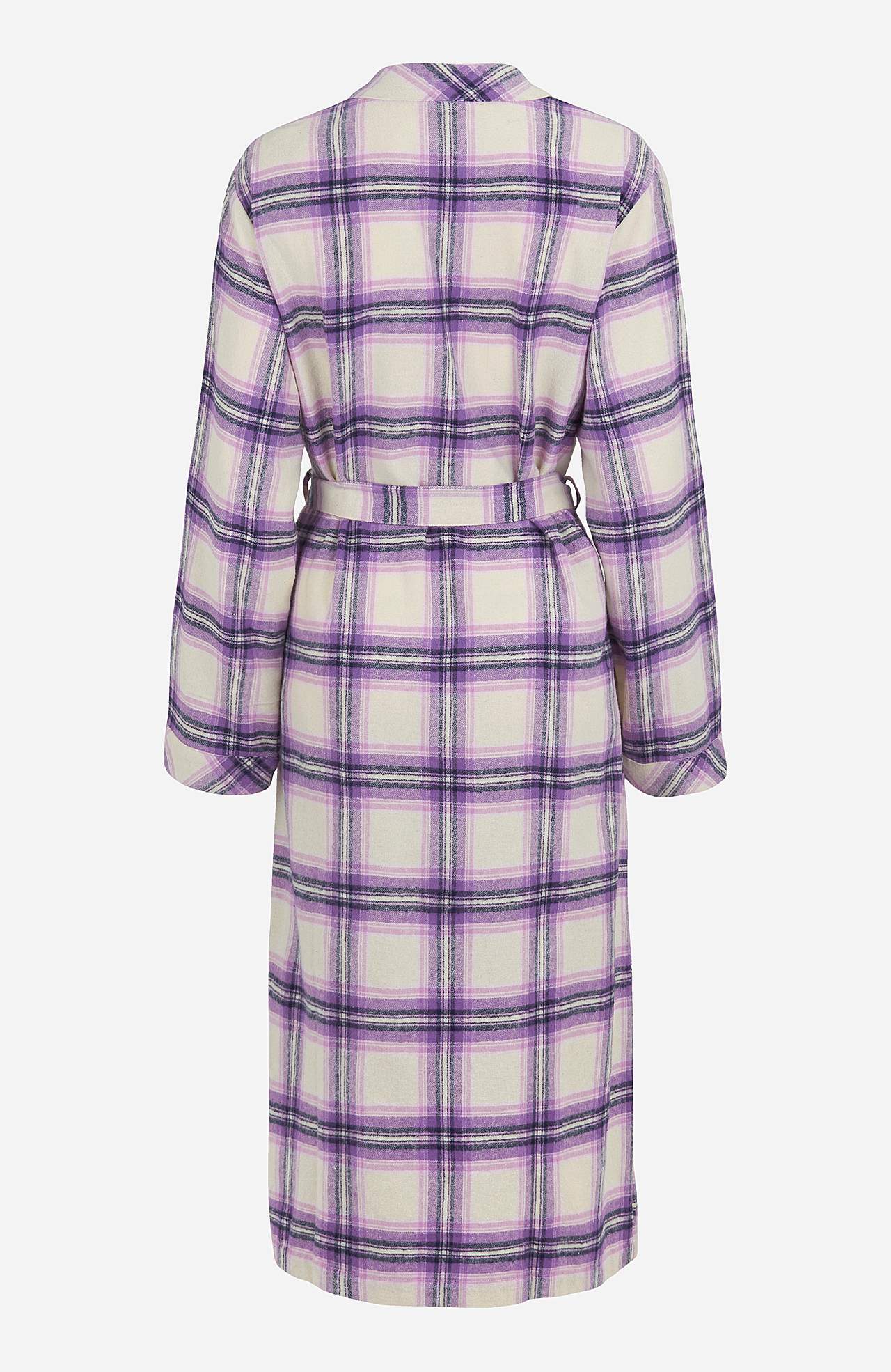 Ruudullinen aamutakki flanellista Felicia