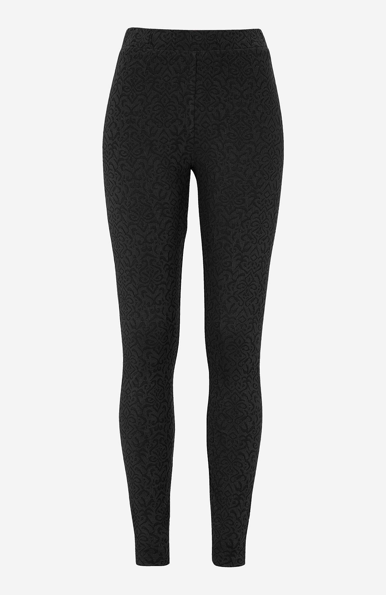 Leggingsit rakennekuviolla