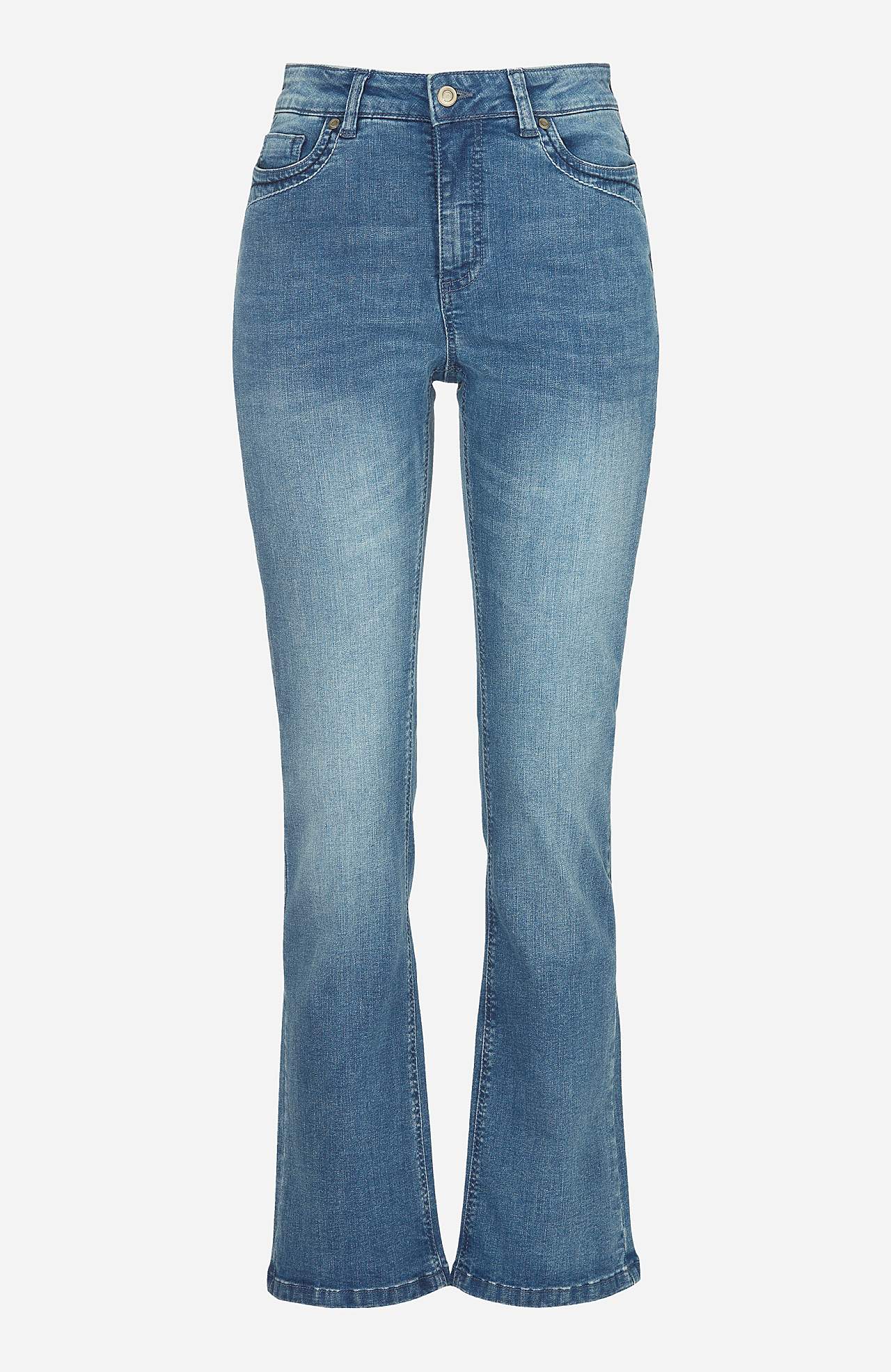 Stretchfarkut bootcut-lahkeella Anja