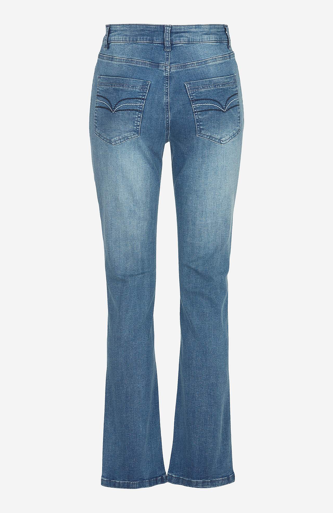 Stretchfarkut bootcut-lahkeella Anja