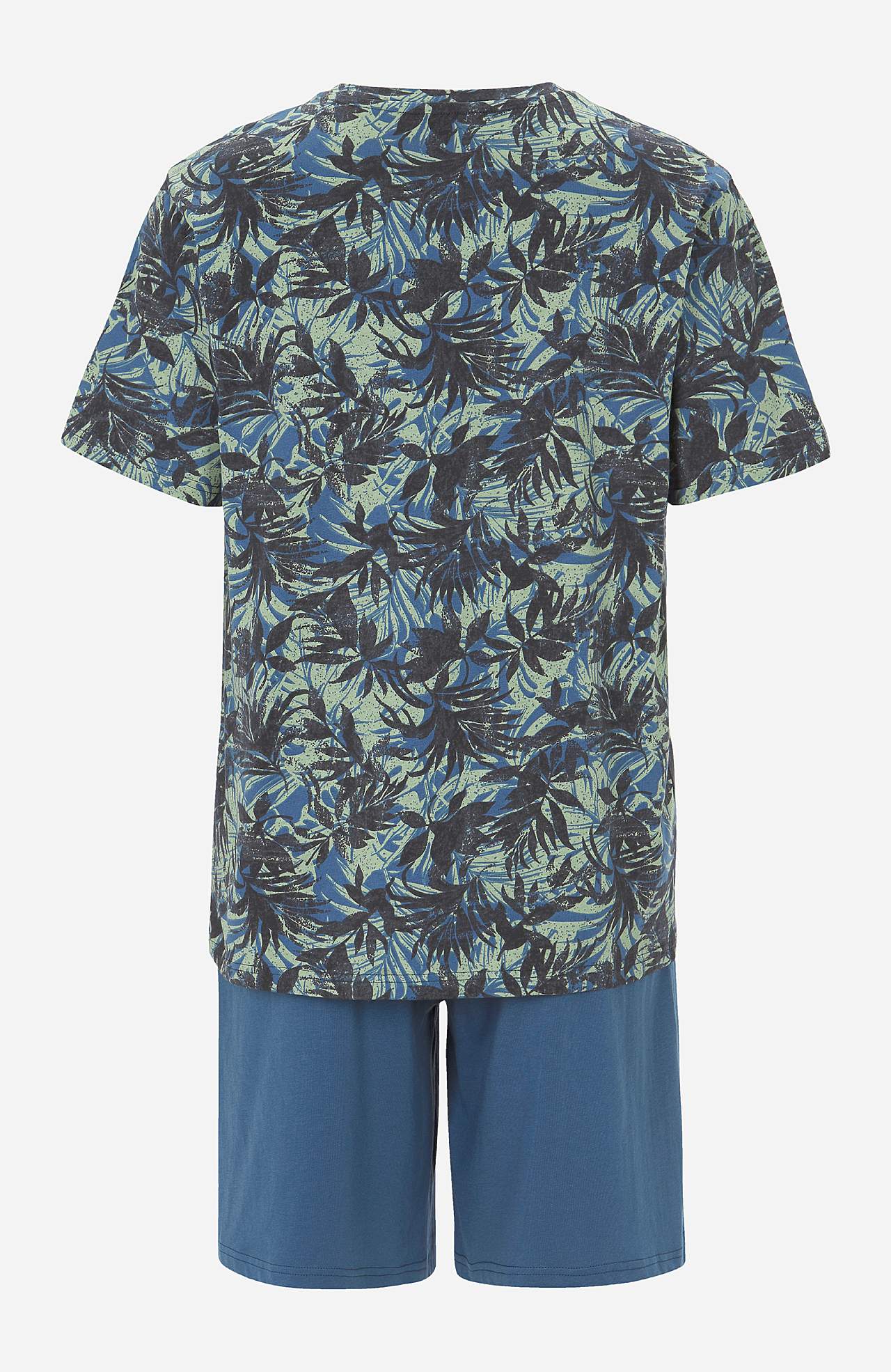 Pyjamasetti T-paidalla ja shortseilla Ola
