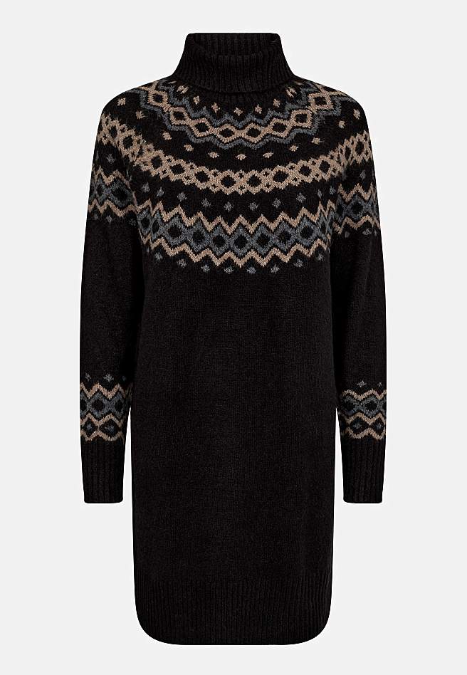 Mekko jacquard-kudotulla kuvioinnilla
