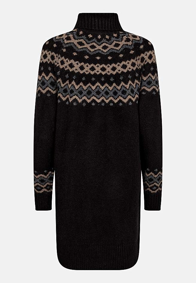 Mekko jacquard-kudotulla kuvioinnilla