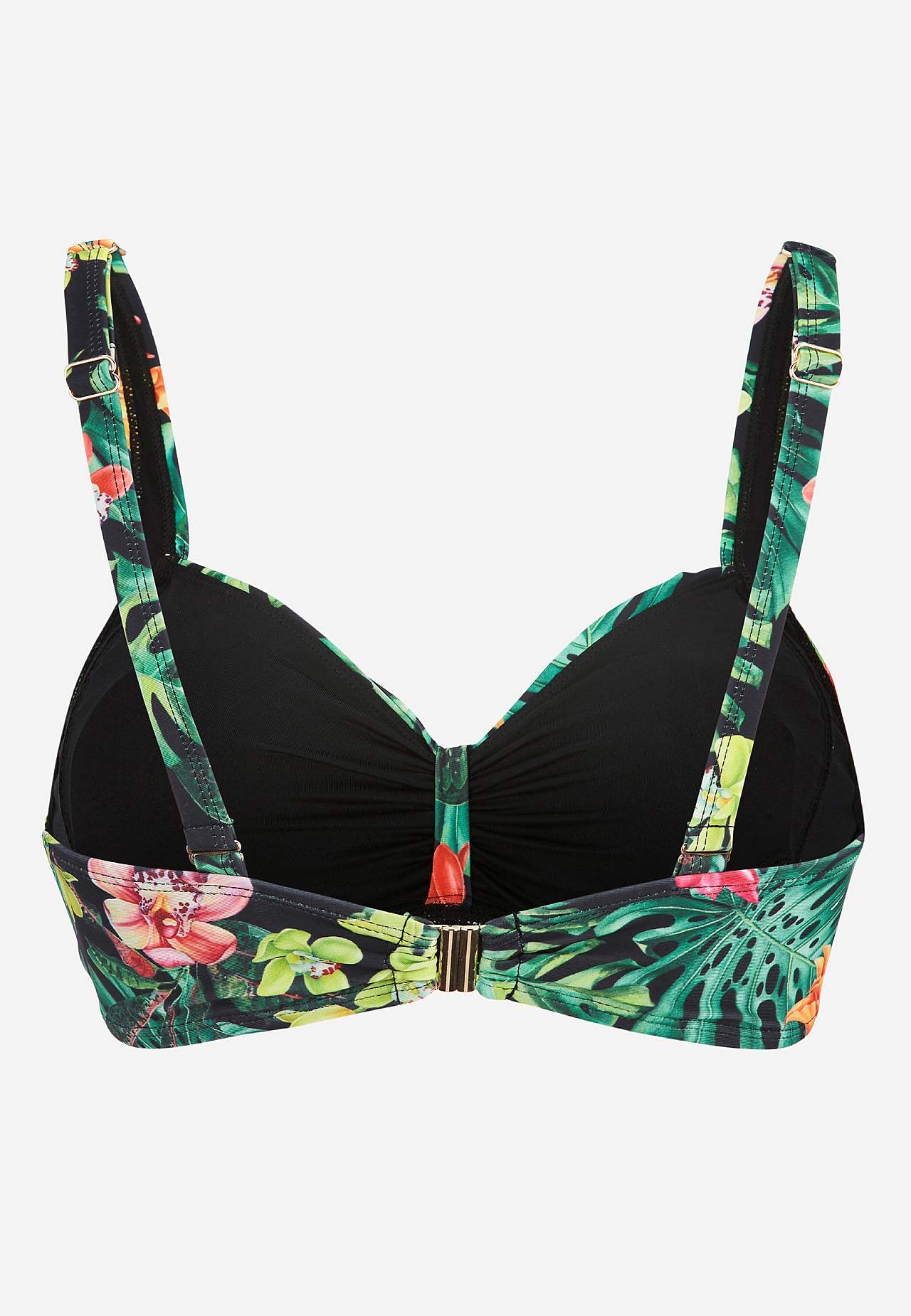 Bikinirintaliivit trooppisella kuvioinnilla