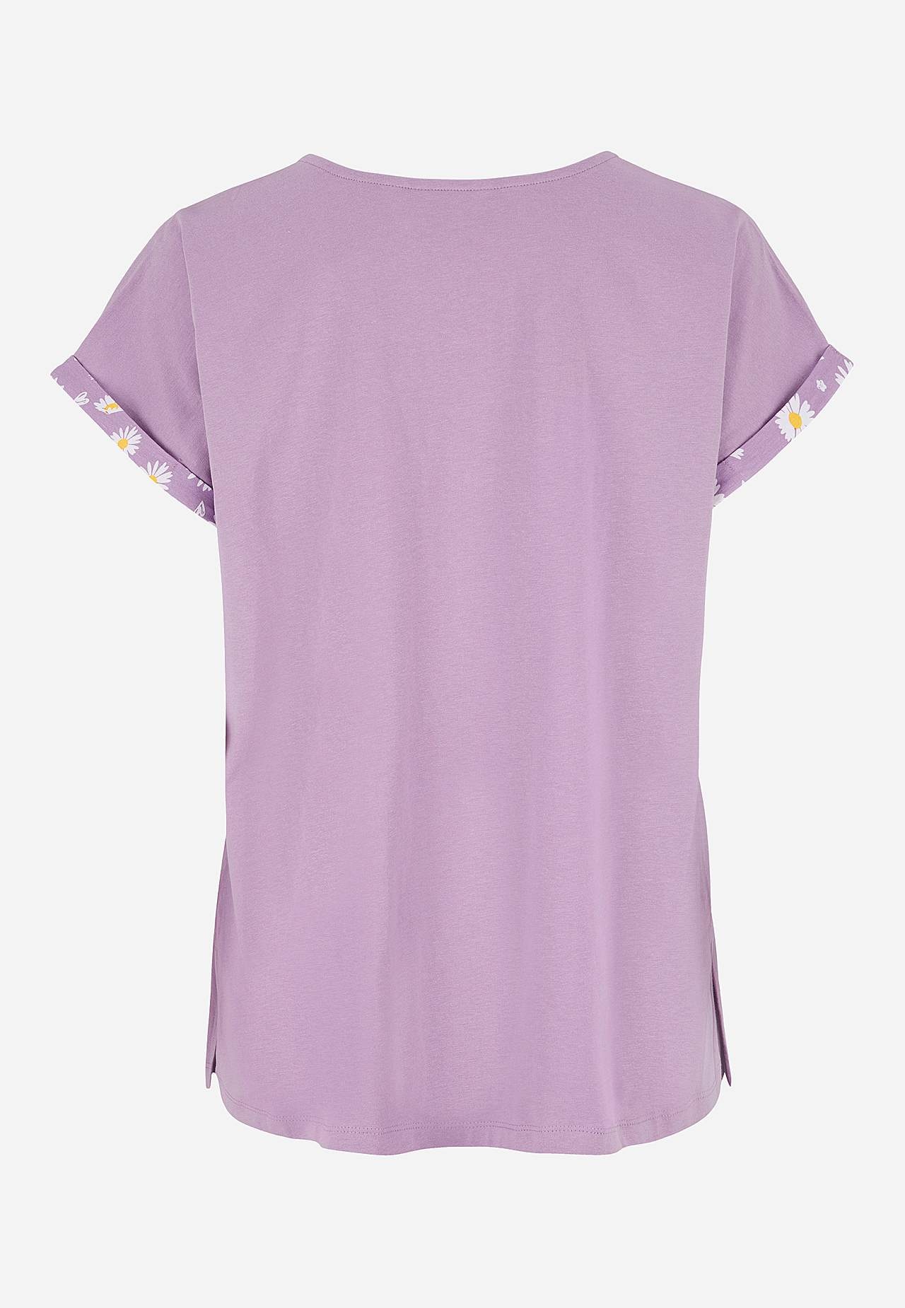 2-osainen pyjama yksivärisellä yläosalla
