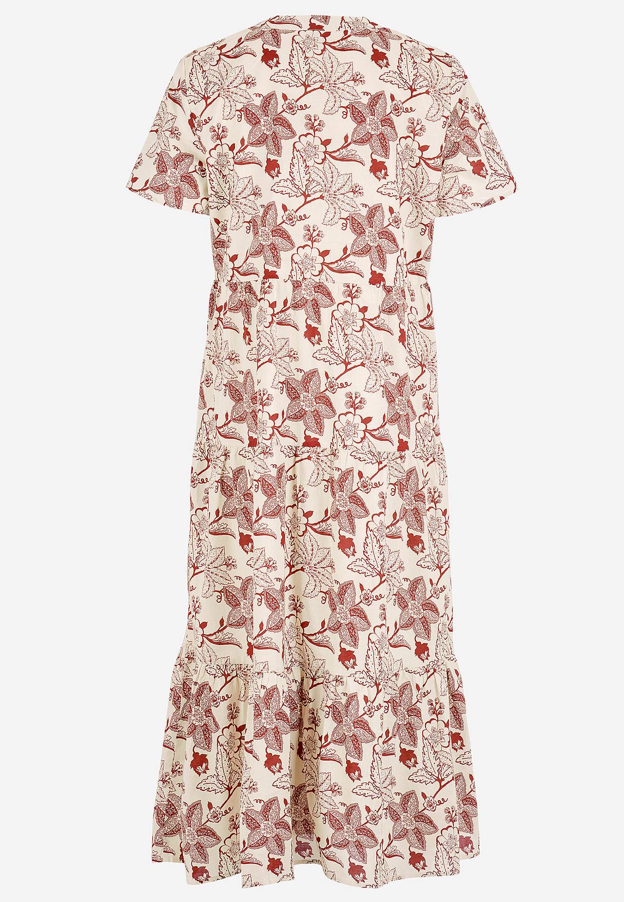 Puuvillamekko röyhelöllä