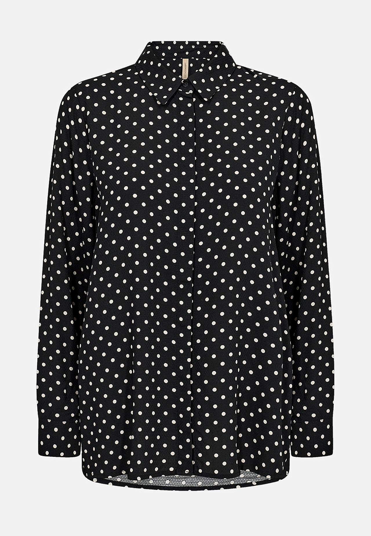 Pilkullinen viskoosipaita
