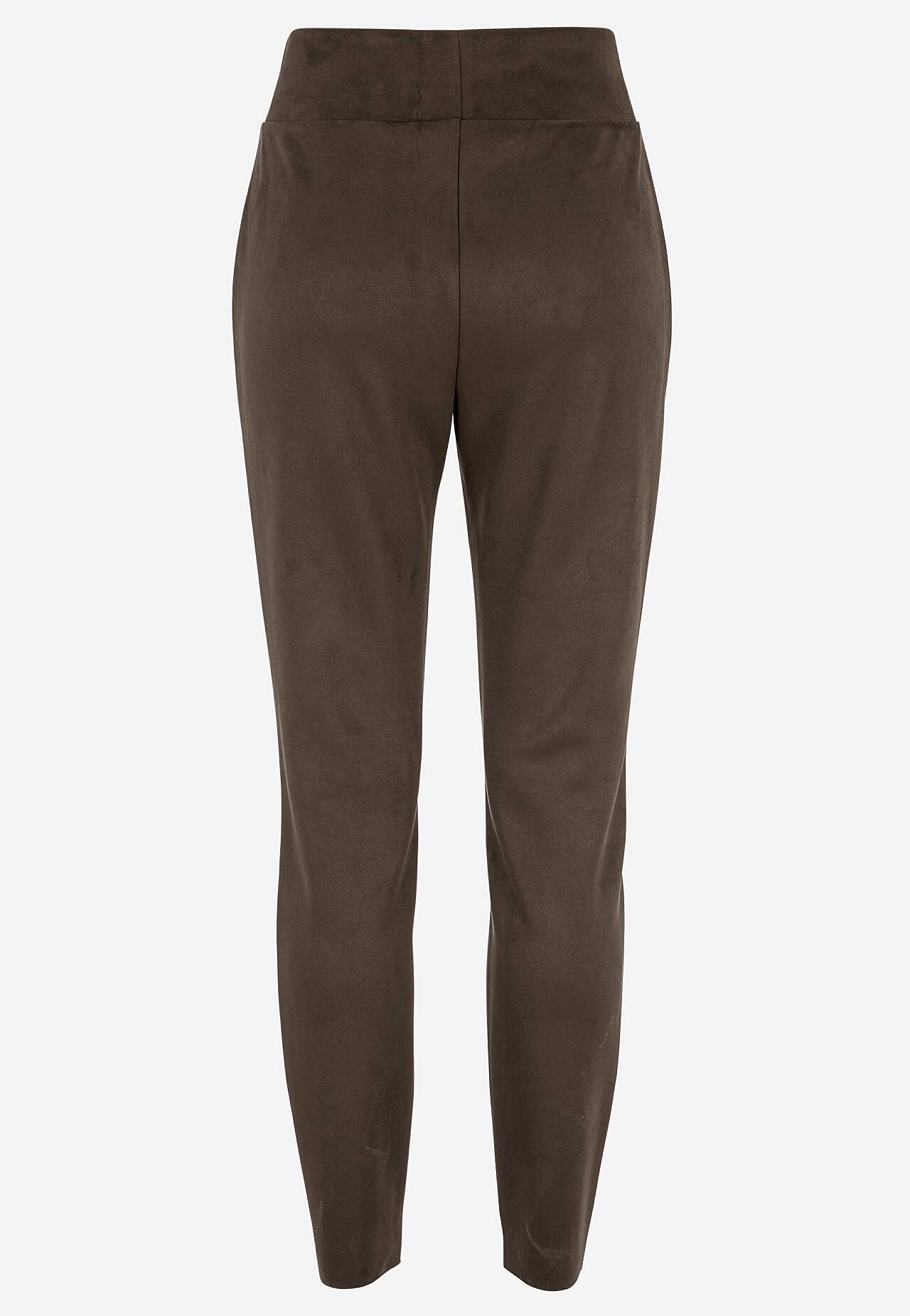 Leggingsit mokka-lookilla