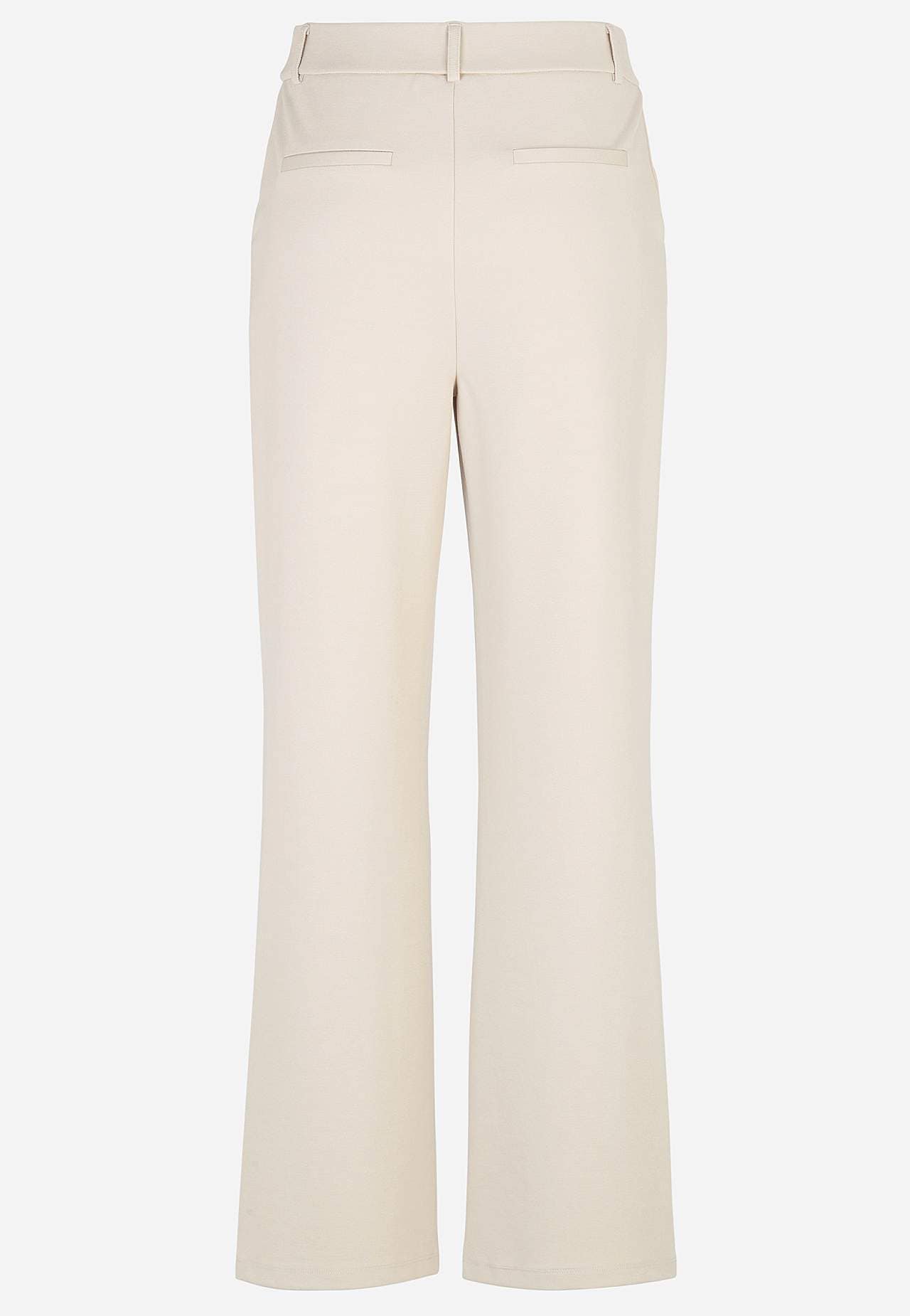 Leveät trikoohousut taskuilla Lisa