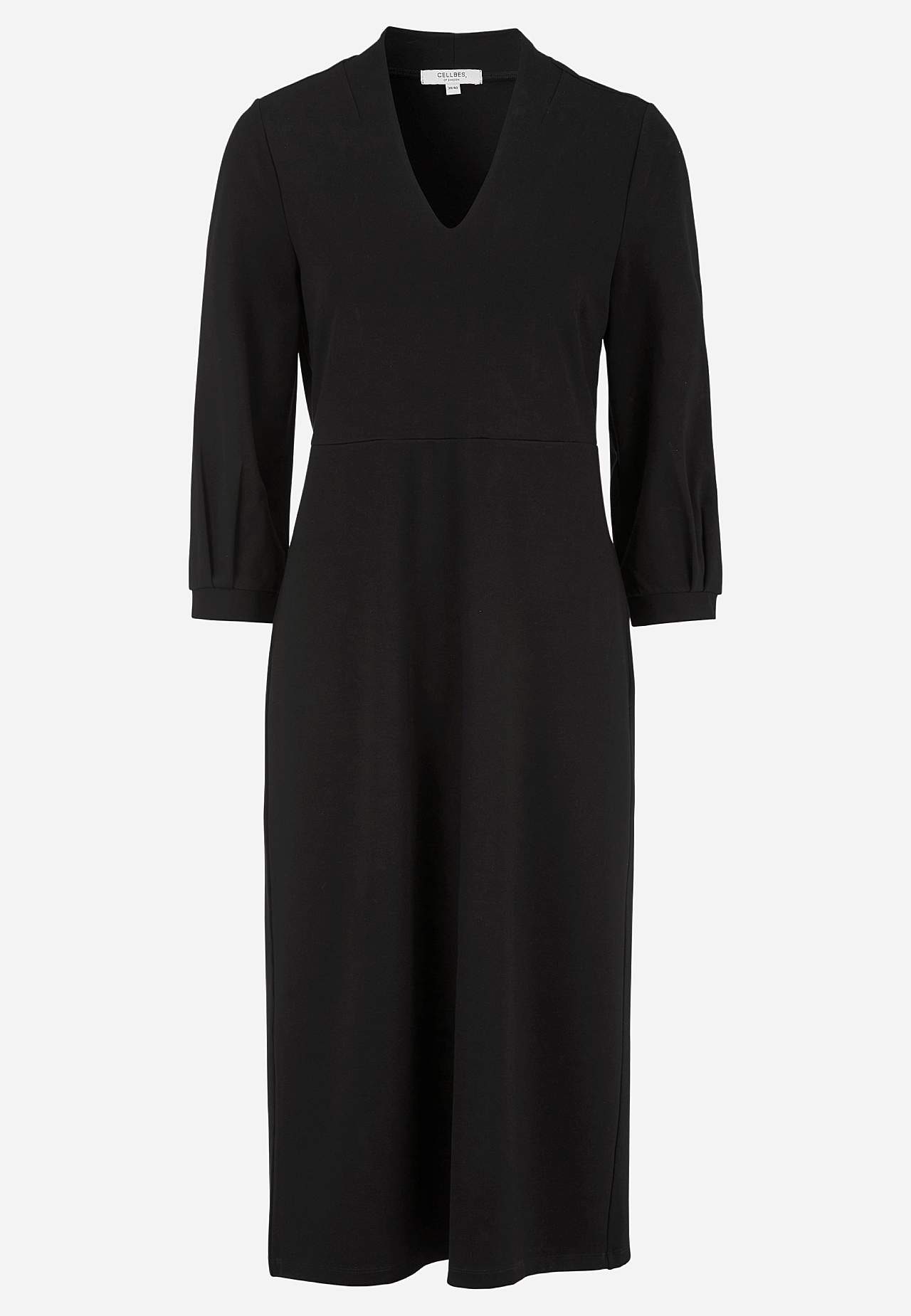 Elegantti, v-kaula-aukkoinen trikoomekko