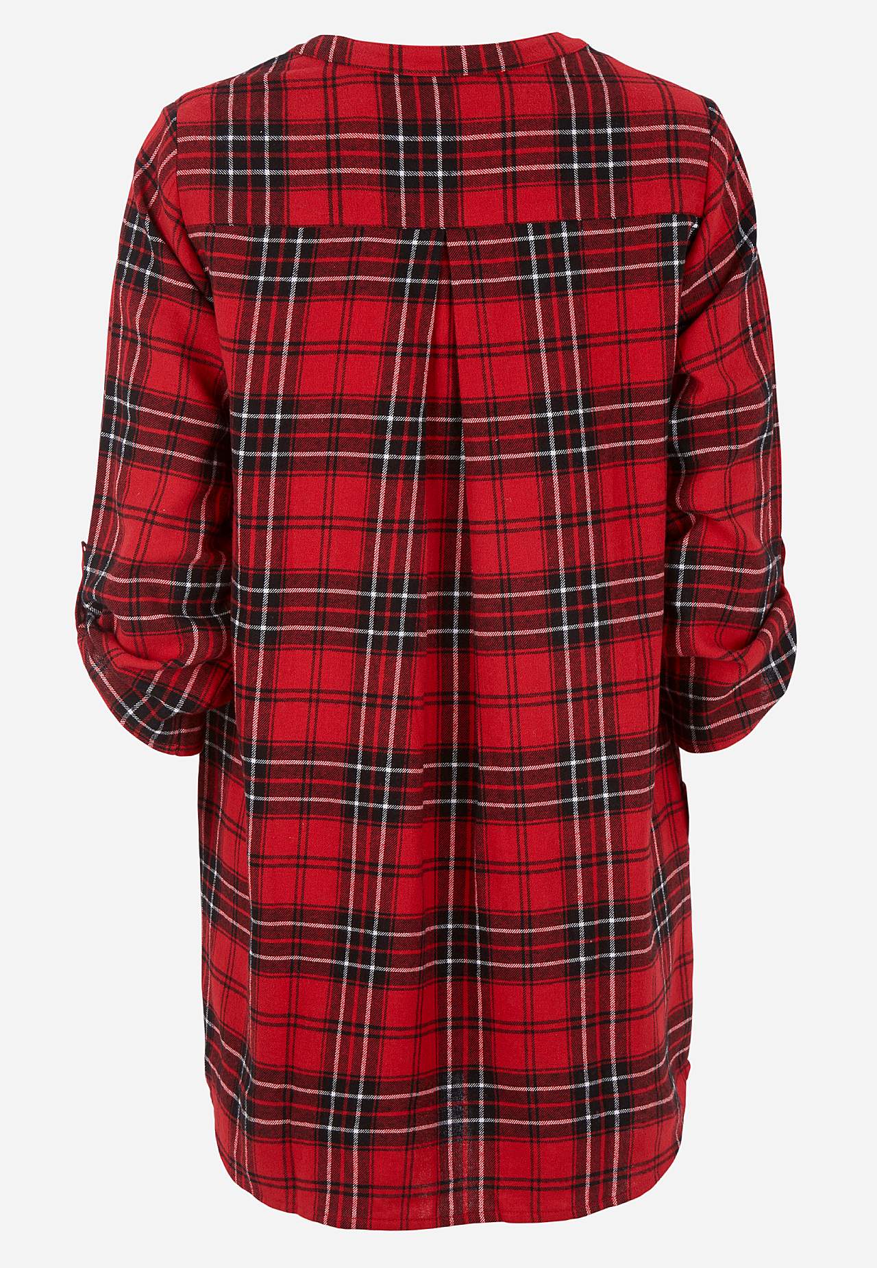 Tunika flanellista taskuilla