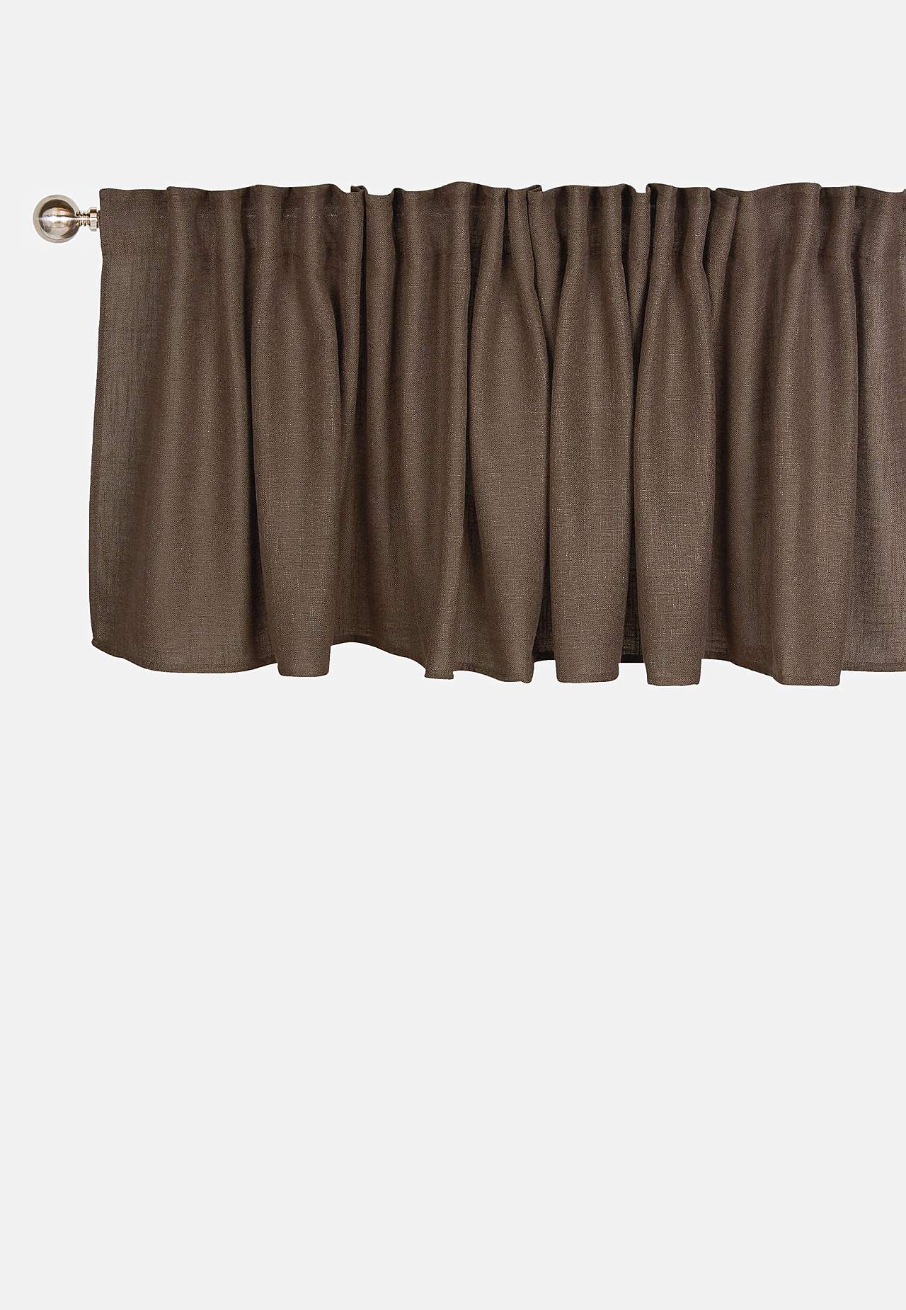 Usean kiinnitystavan verhokappa pellavatuntumalla