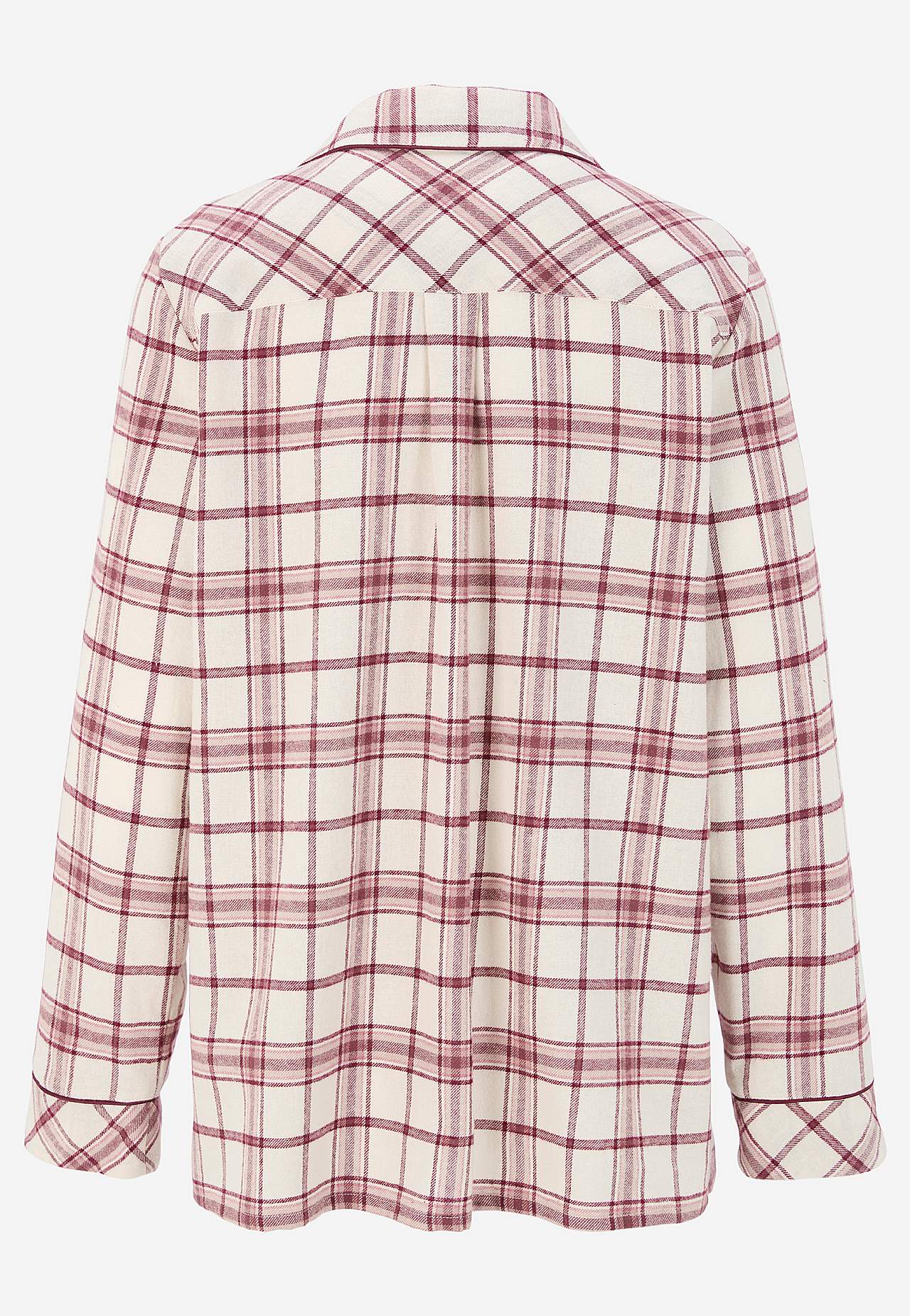 Ruudullinen pyjama flanellista