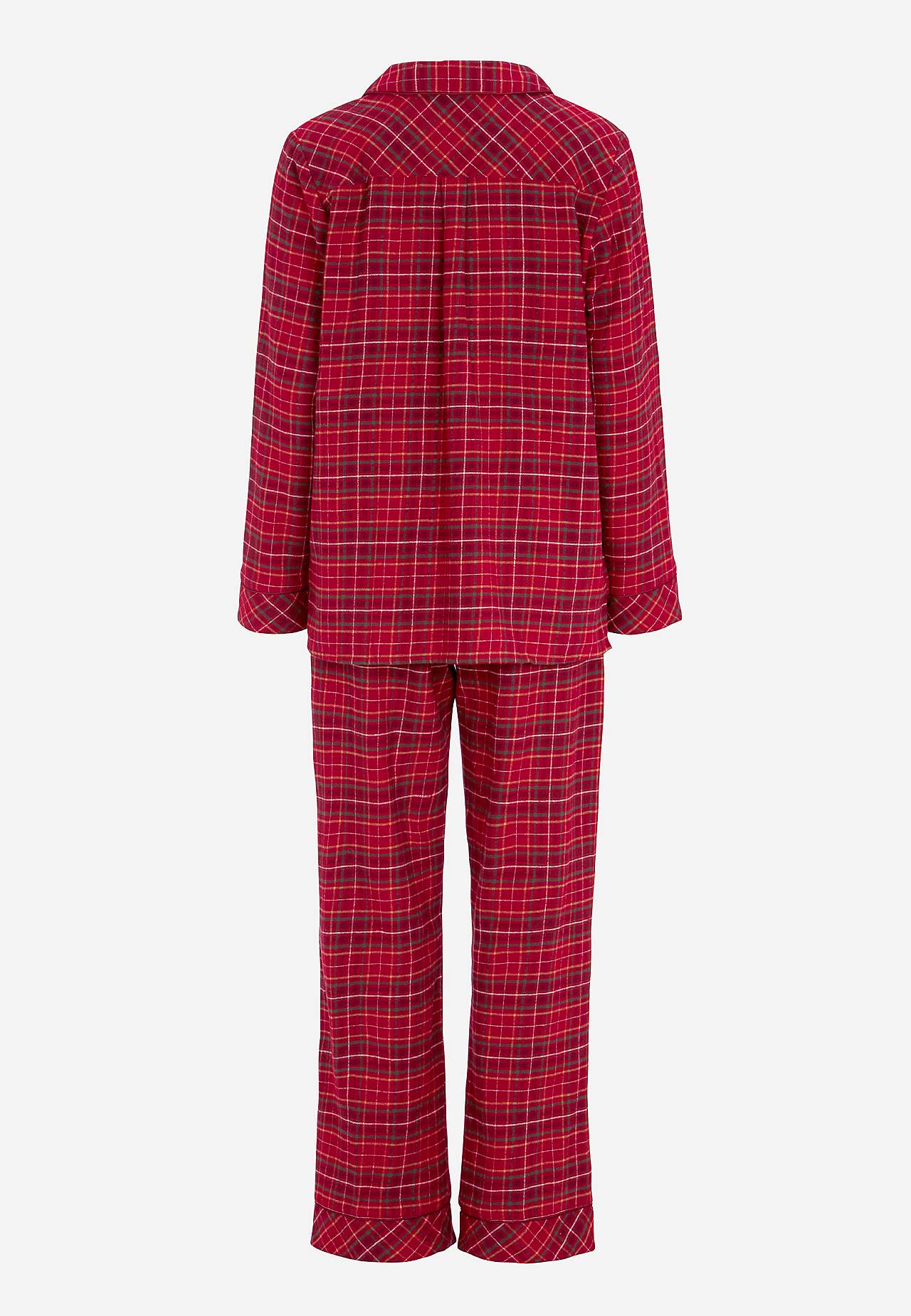 Ruudullinen pyjama flanellista