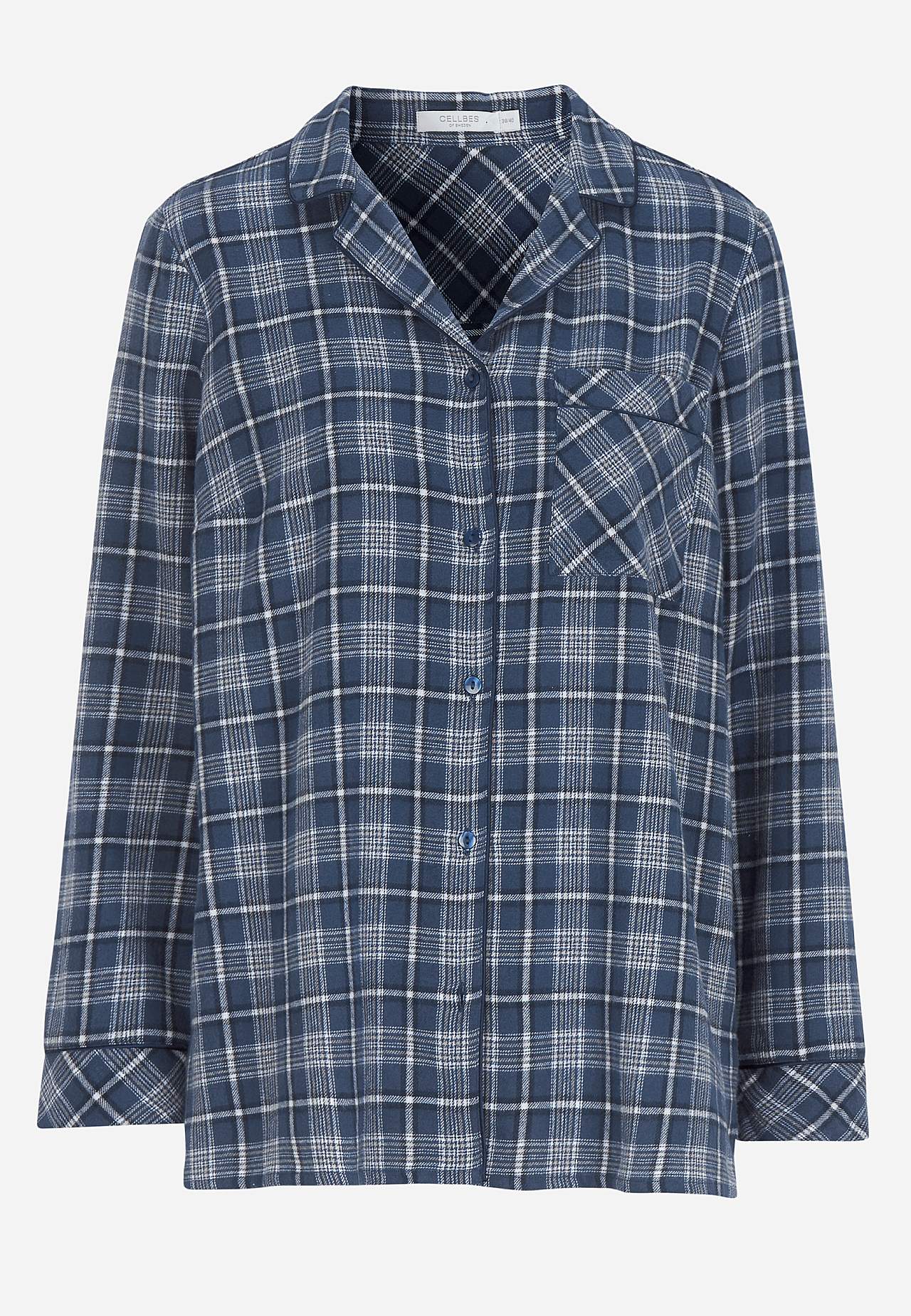 Ruudullinen pyjama flanellista