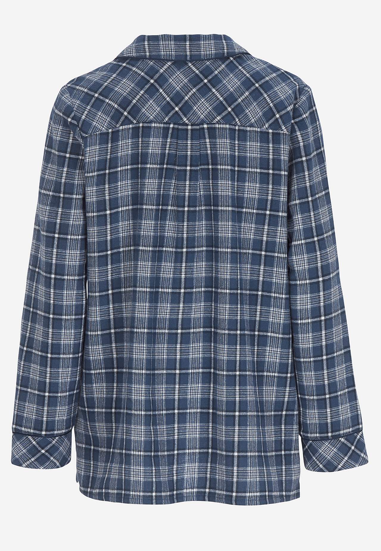 Ruudullinen pyjama flanellista