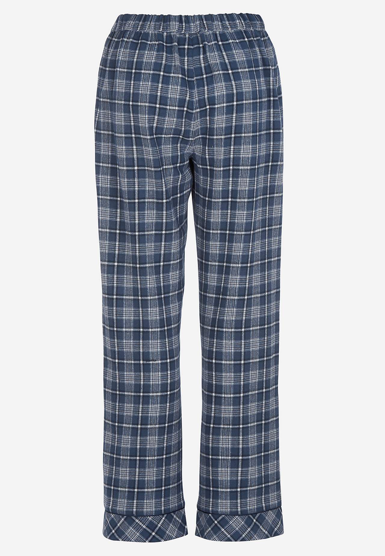 Ruudullinen pyjama flanellista