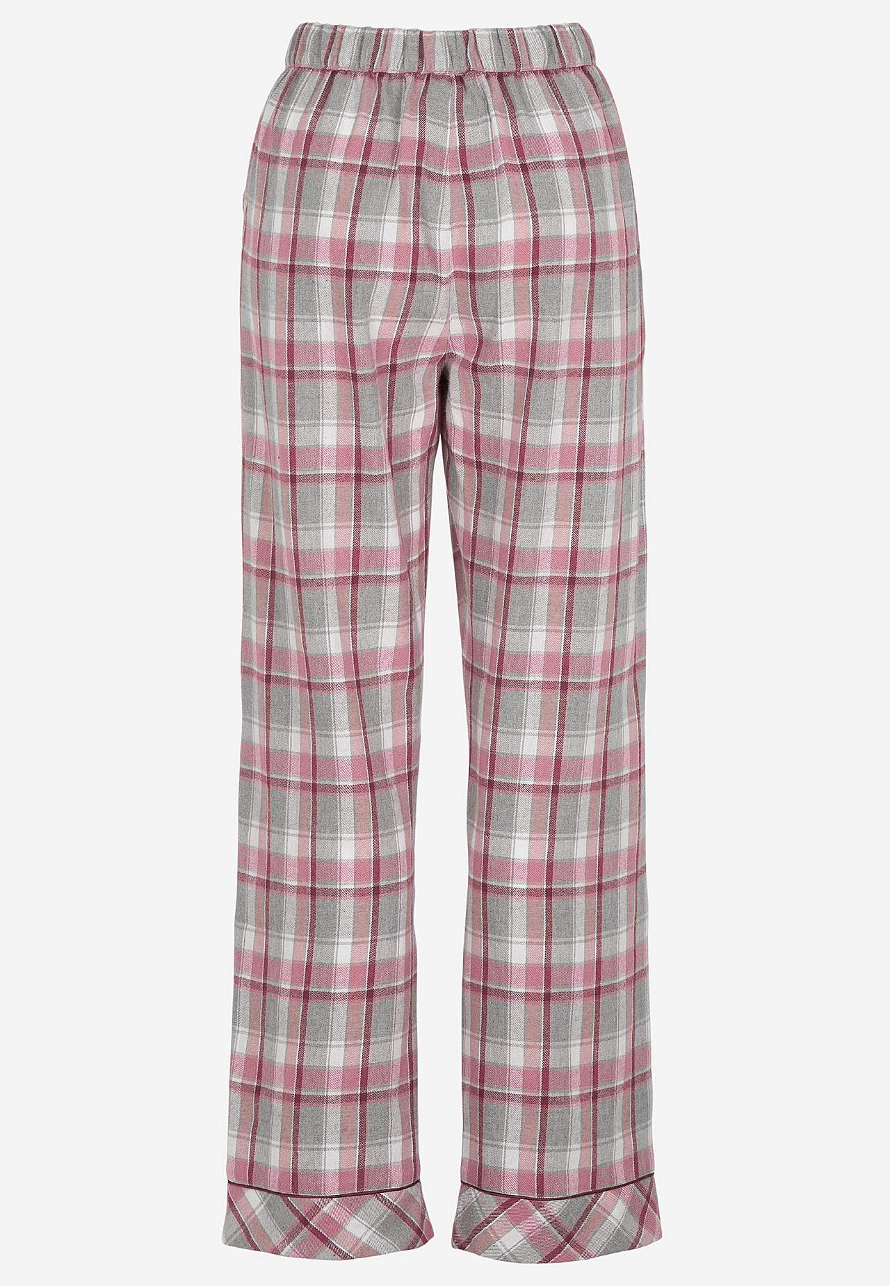 Ruudullinen pyjama flanellista