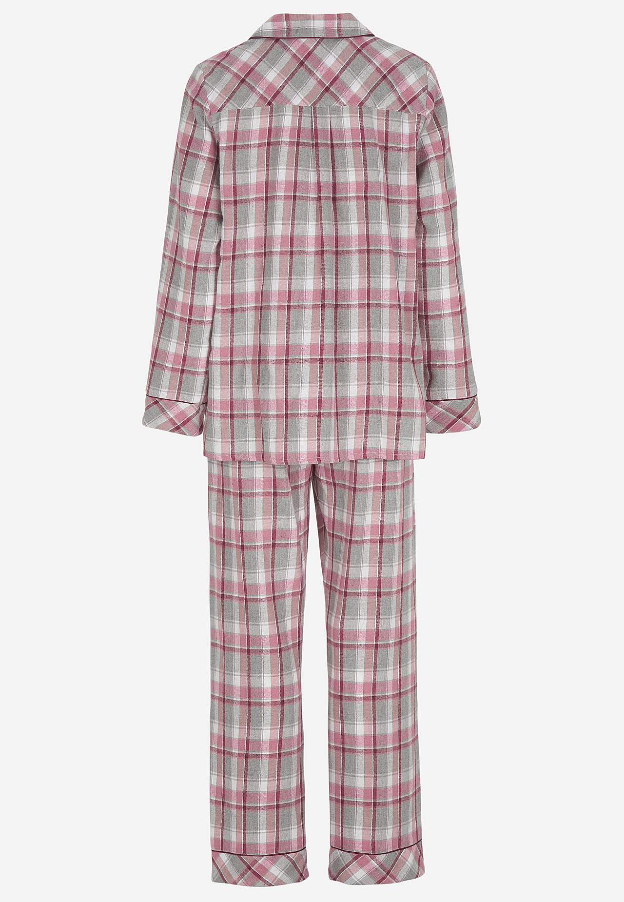 Ruudullinen pyjama flanellista