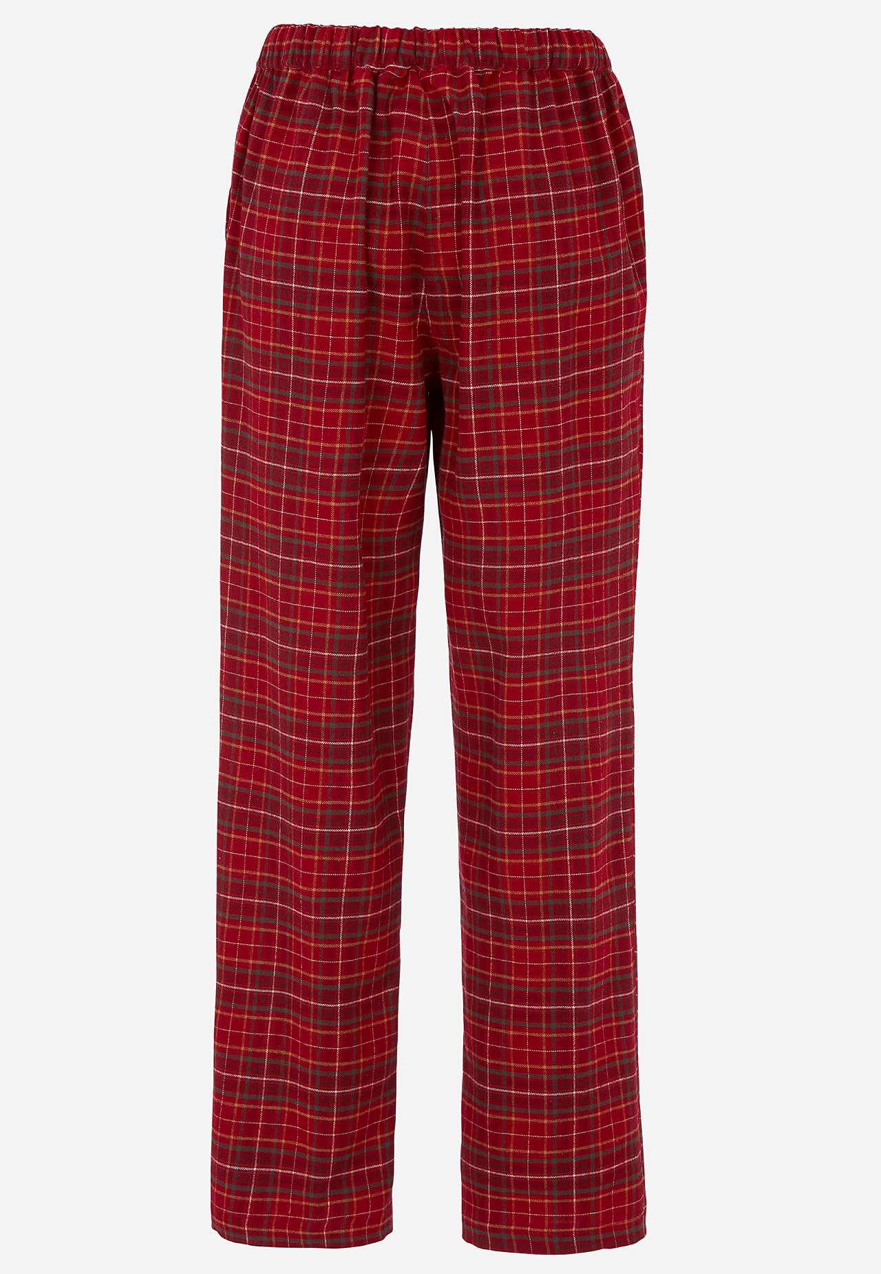 Ruudulliset pyjamahousut flanellista