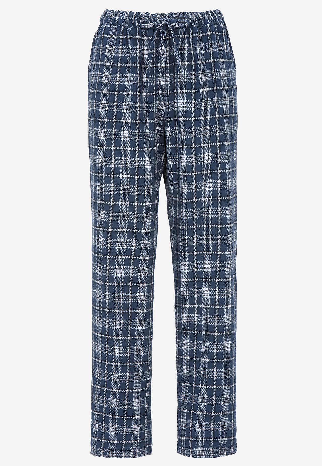 Ruudulliset pyjamahousut flanellista