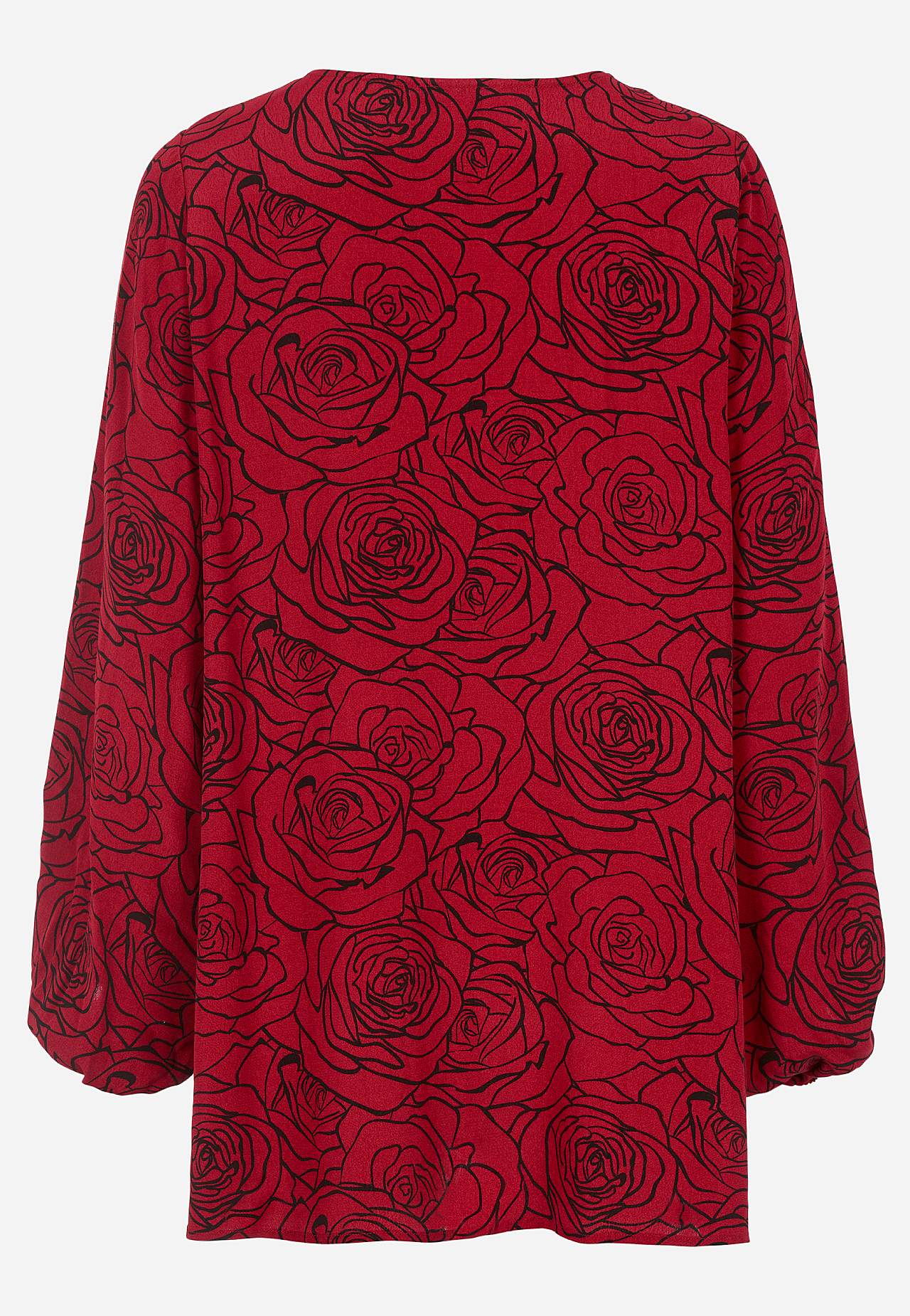 Kukkakuvioinen pusero viskoosista