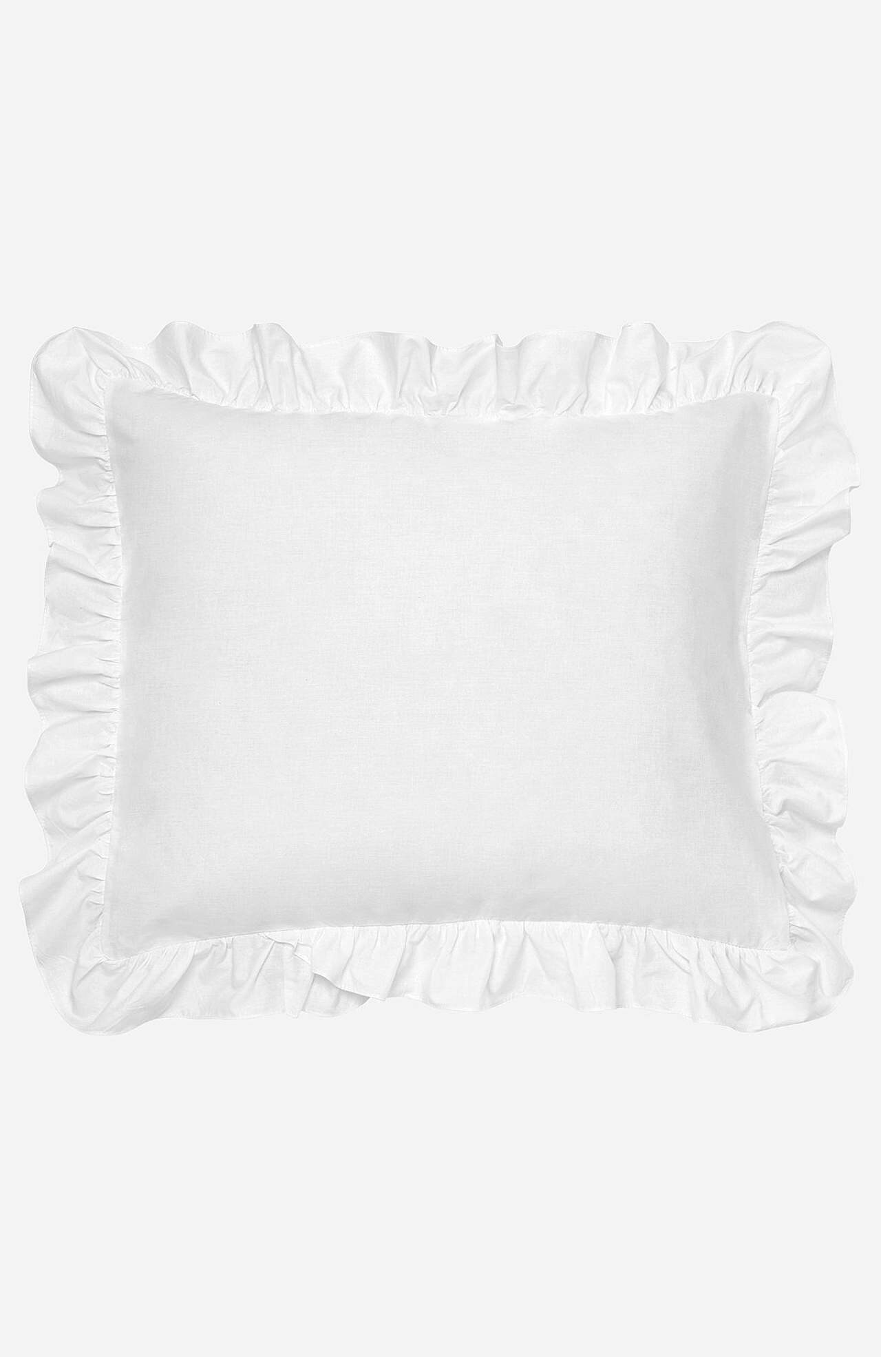 Tyynyliina röyhelöllä 50x60 cm Orgaaninen puuvilla 2 kpl/pakkaus