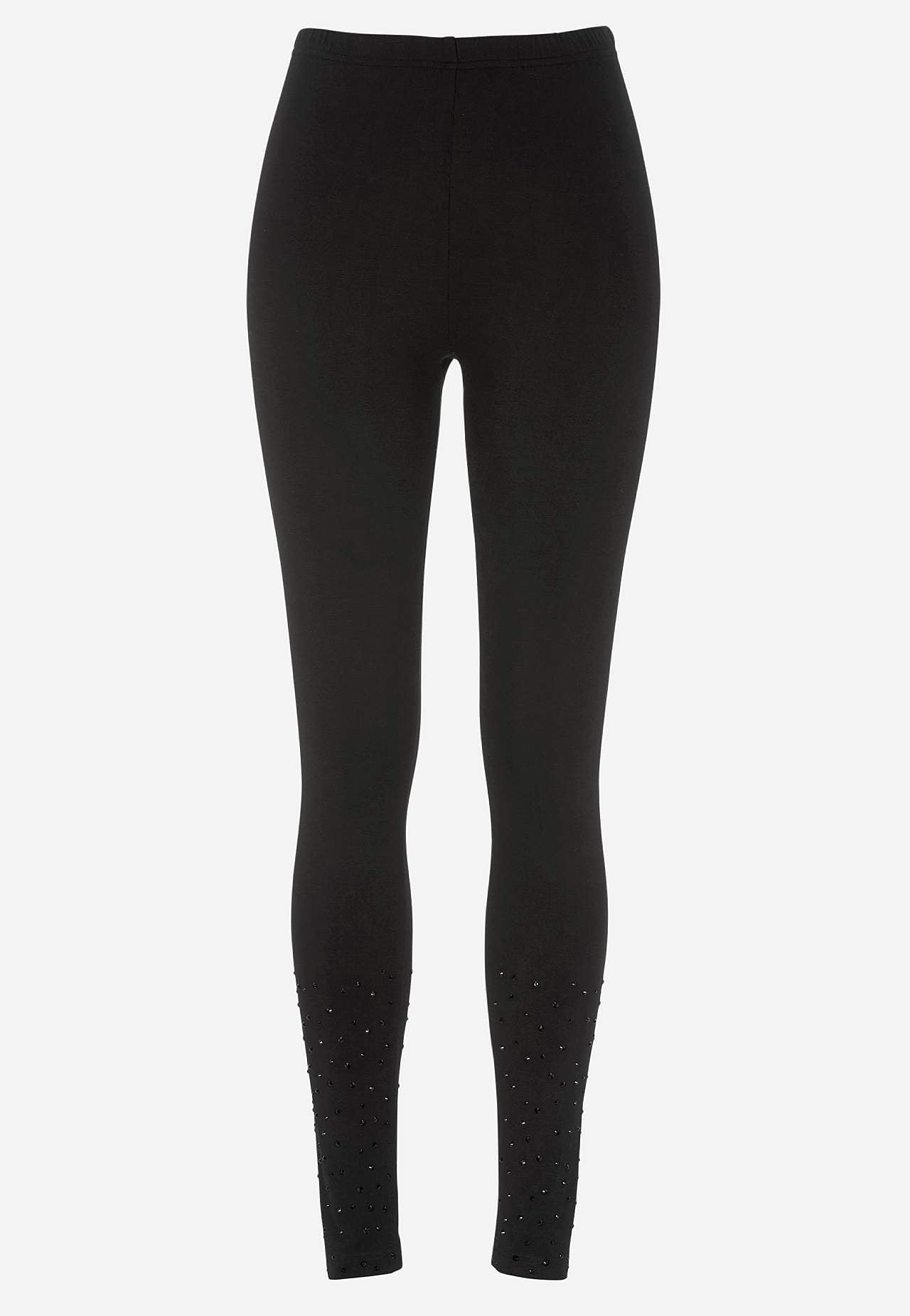 Leggingsit glitterisillä yksityiskohdilla