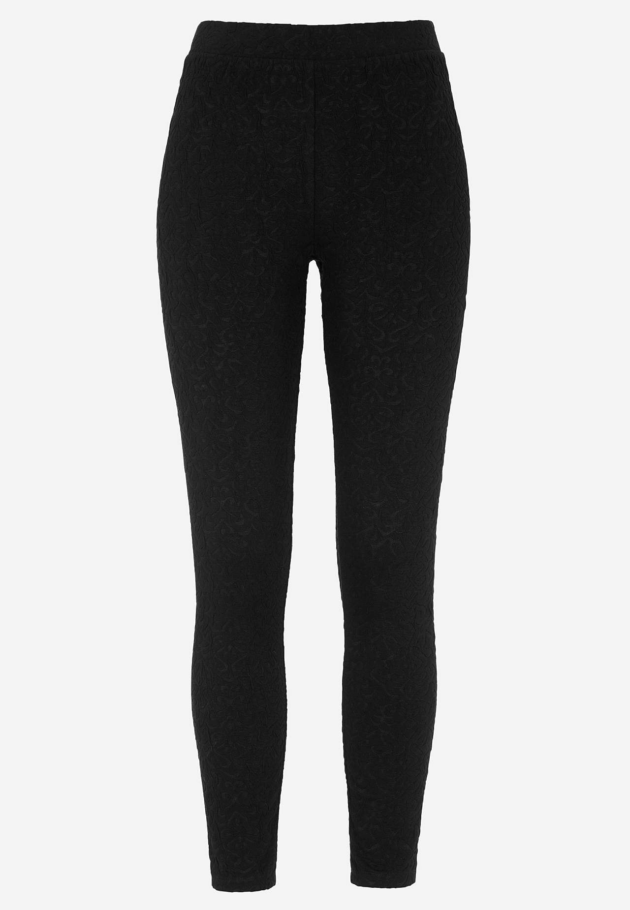 Leggingsit rakennekuviolla