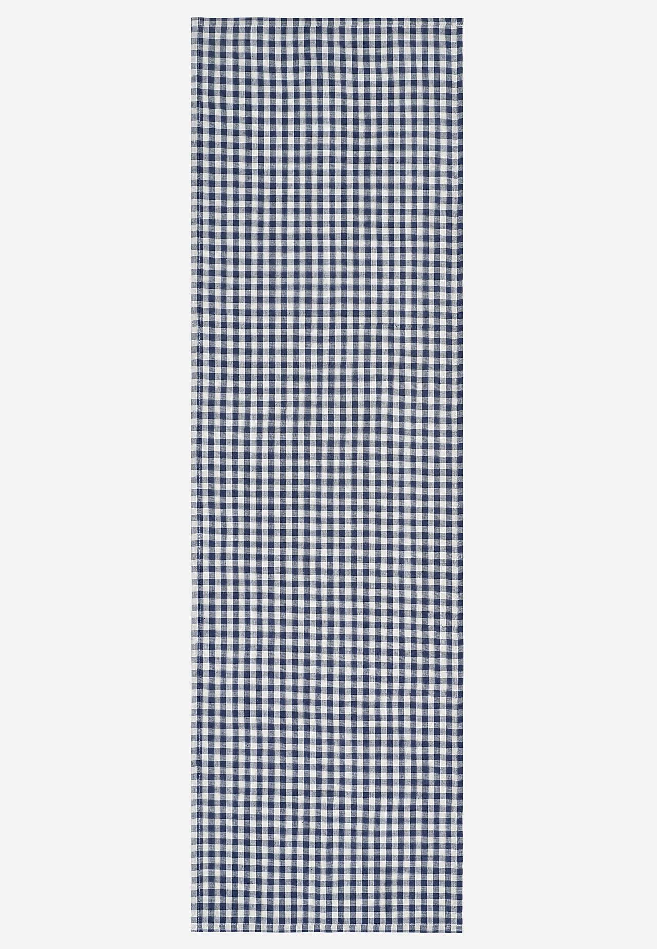 Kudottu, ruudullinen kaitaliina