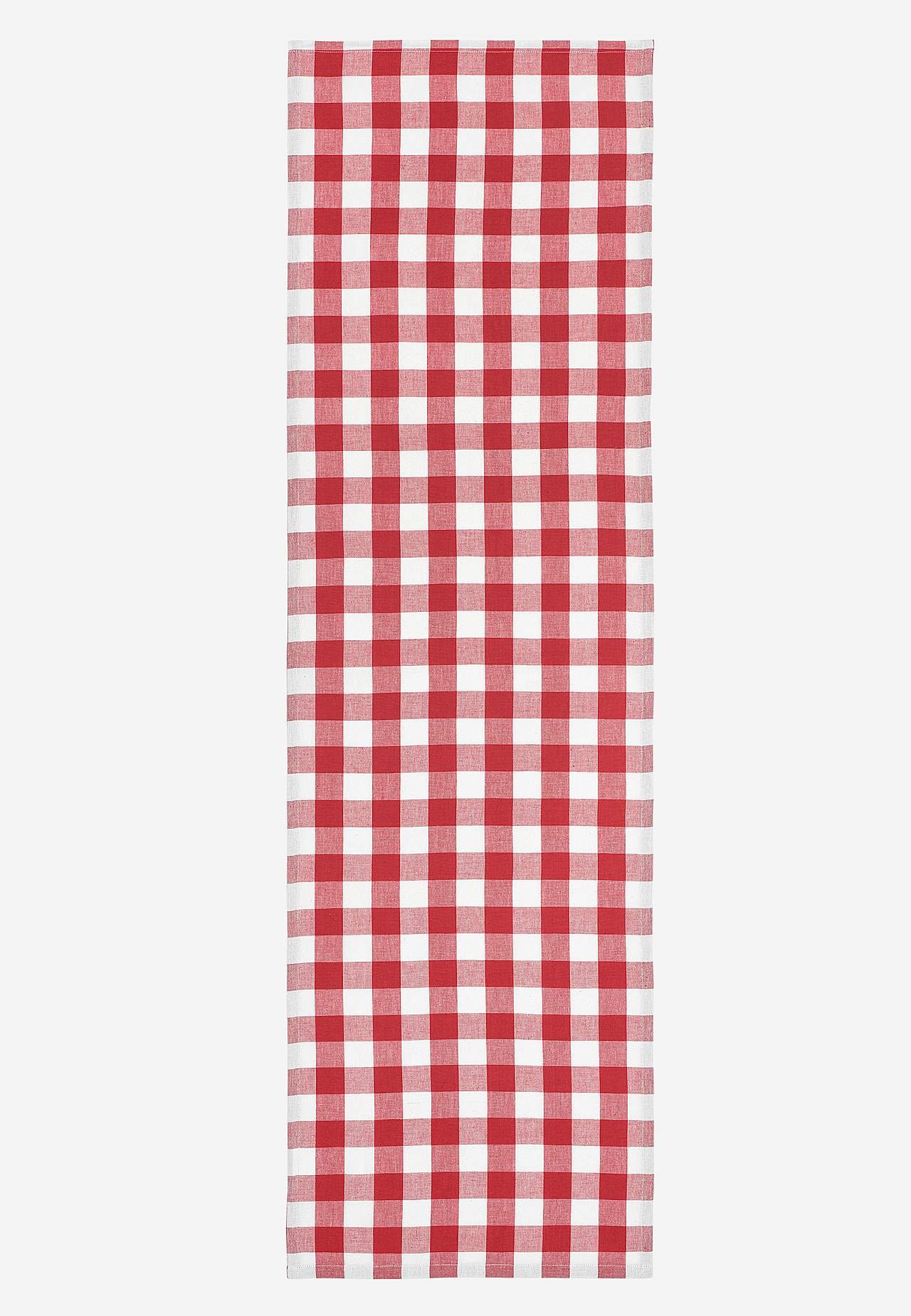 Kudottu, ruudullinen kaitaliina