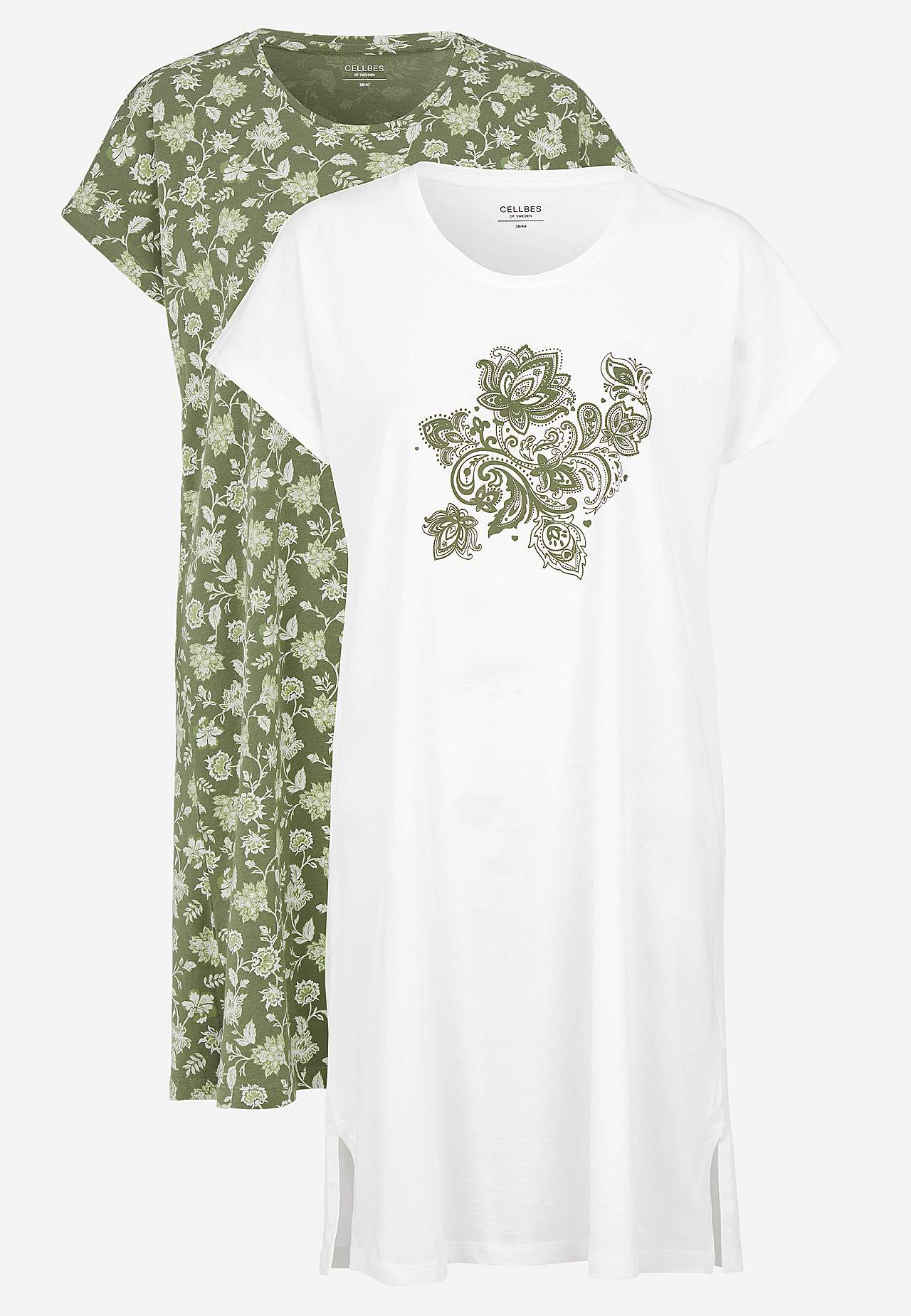 Lyhythihainen yömekko 2 kpl/pakkaus