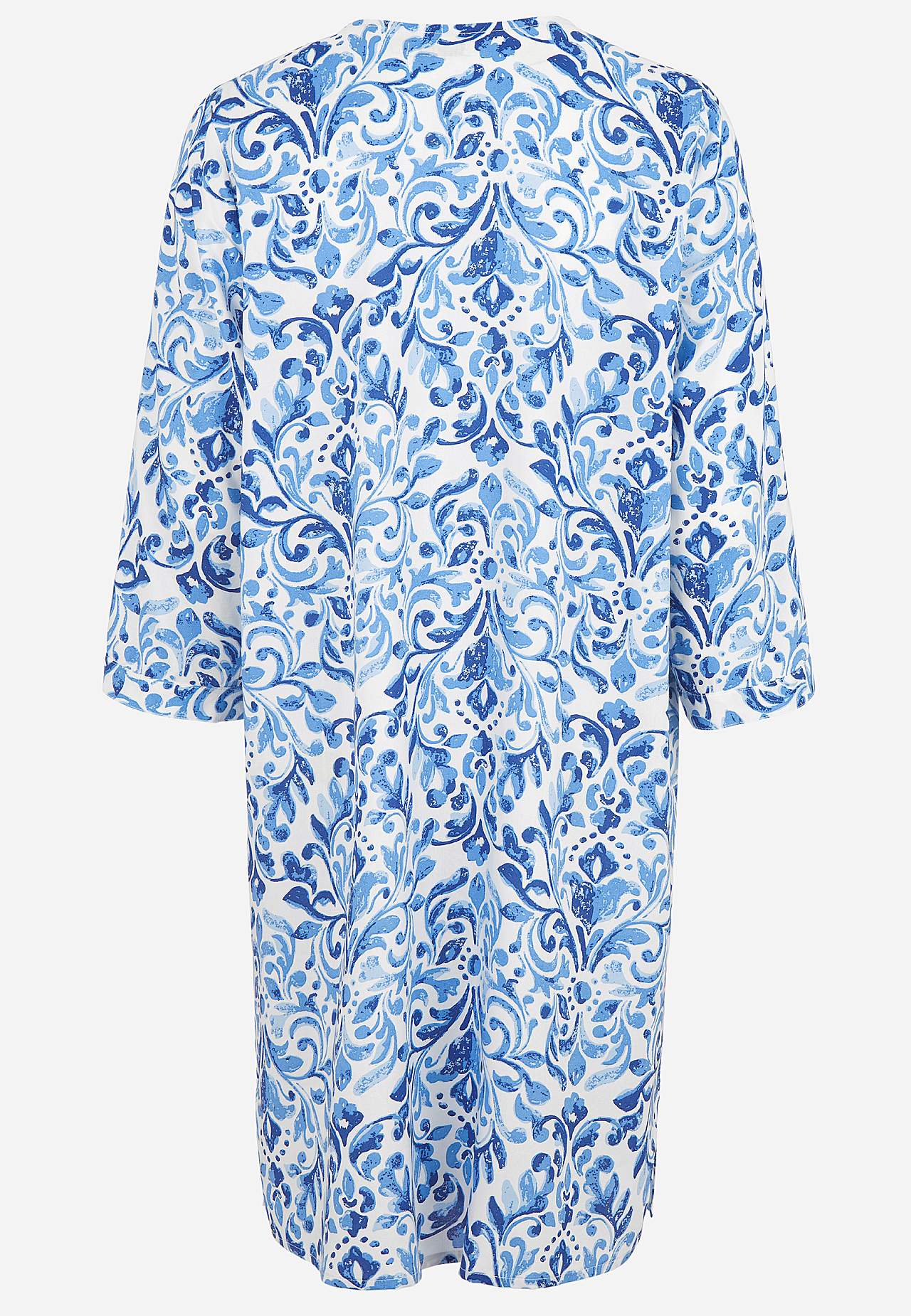 Kudottu, kuviollinen mekko
