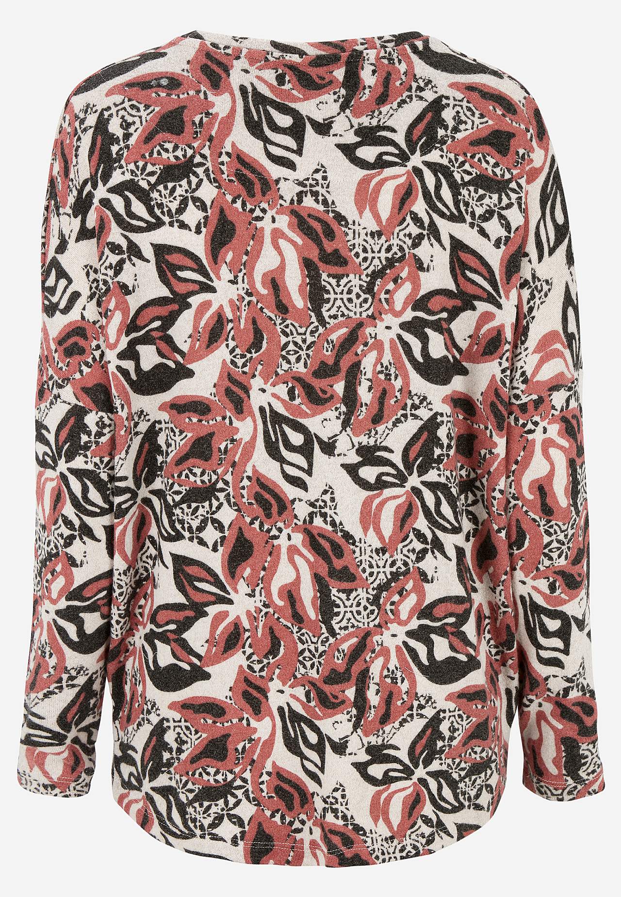 Hyvin pehmeä, kuviollinen trikootoppi