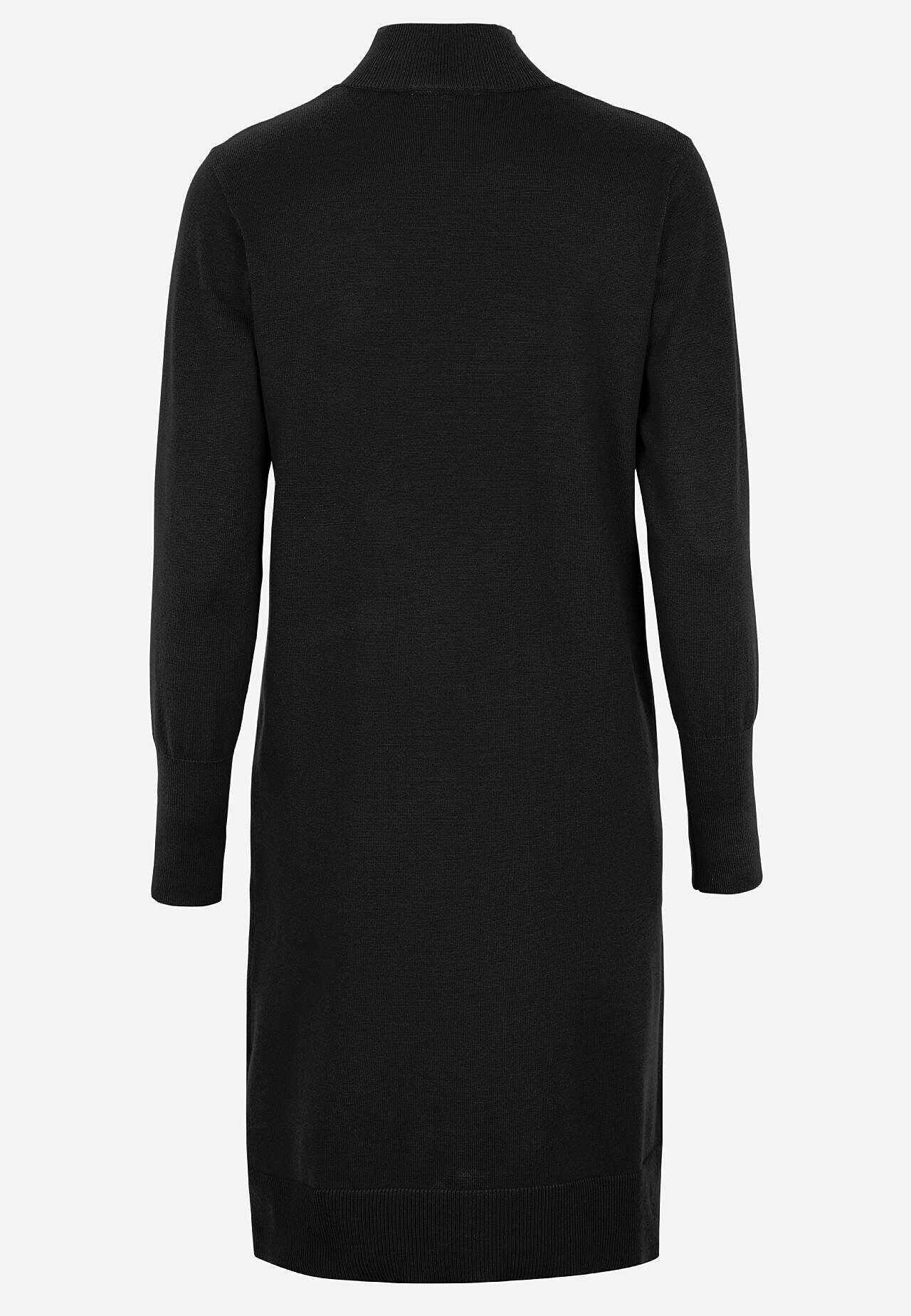 Tiheäsilmukkainen mekko strassinapeilla