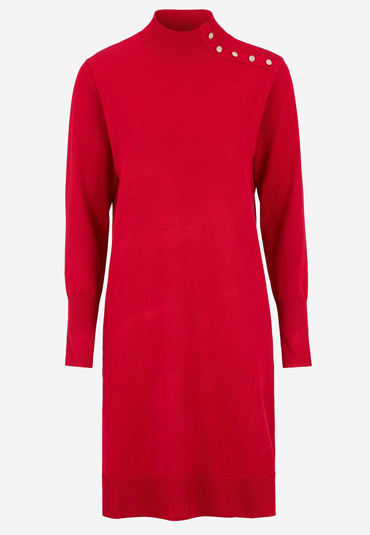 Tiheäsilmukkainen mekko strassinapeilla