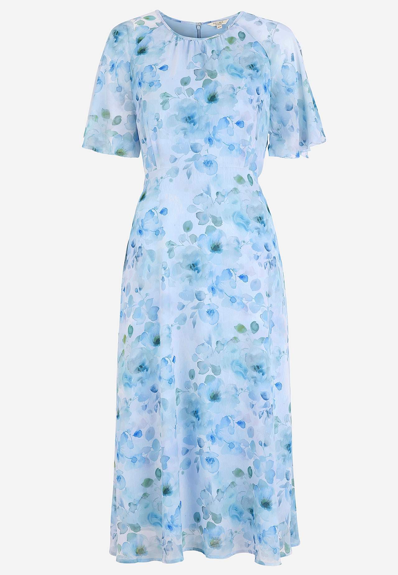 Kukallinen sifonkimekko