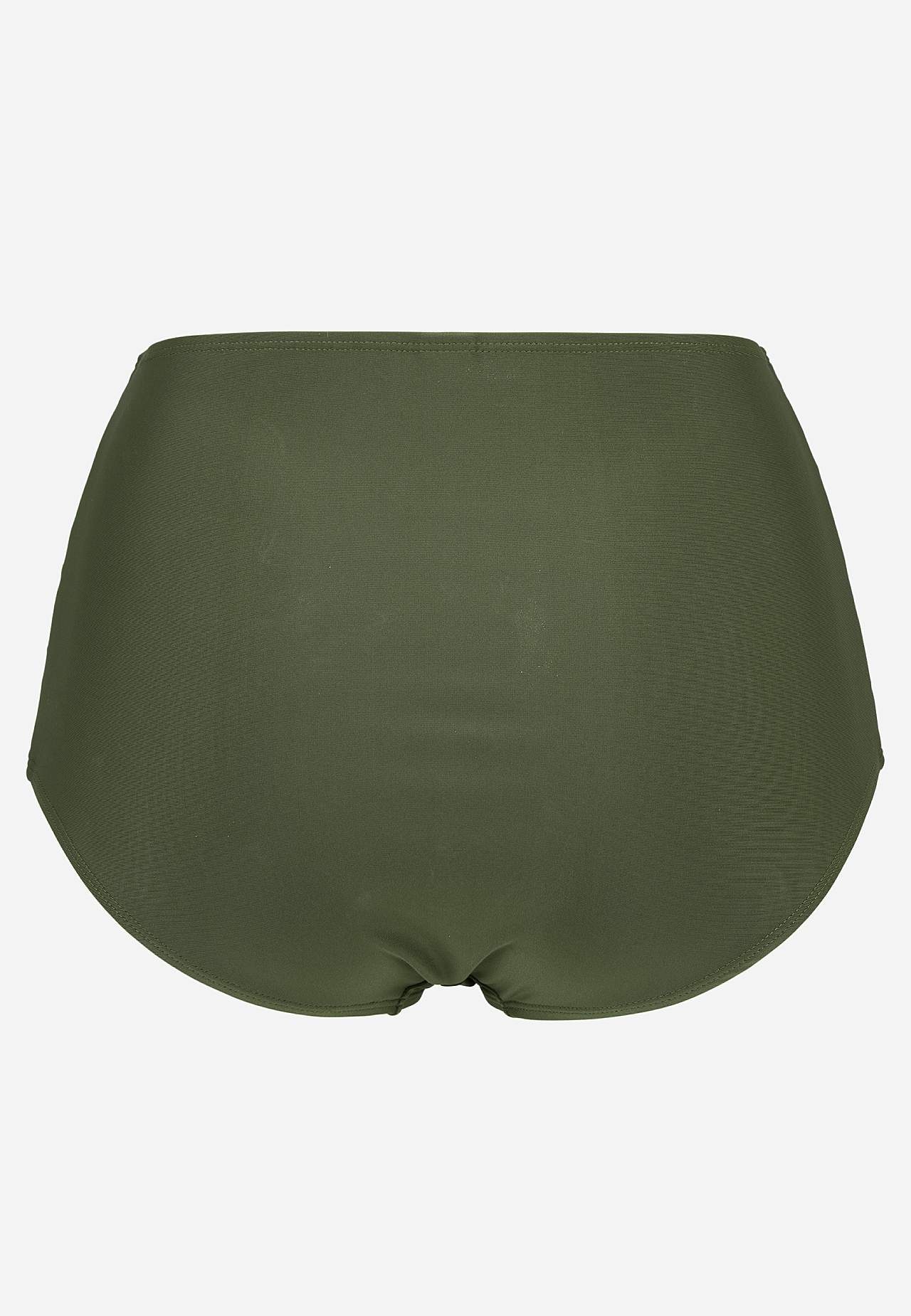 Yksivärinen bikinin alaosa korkealla vyötäröllä