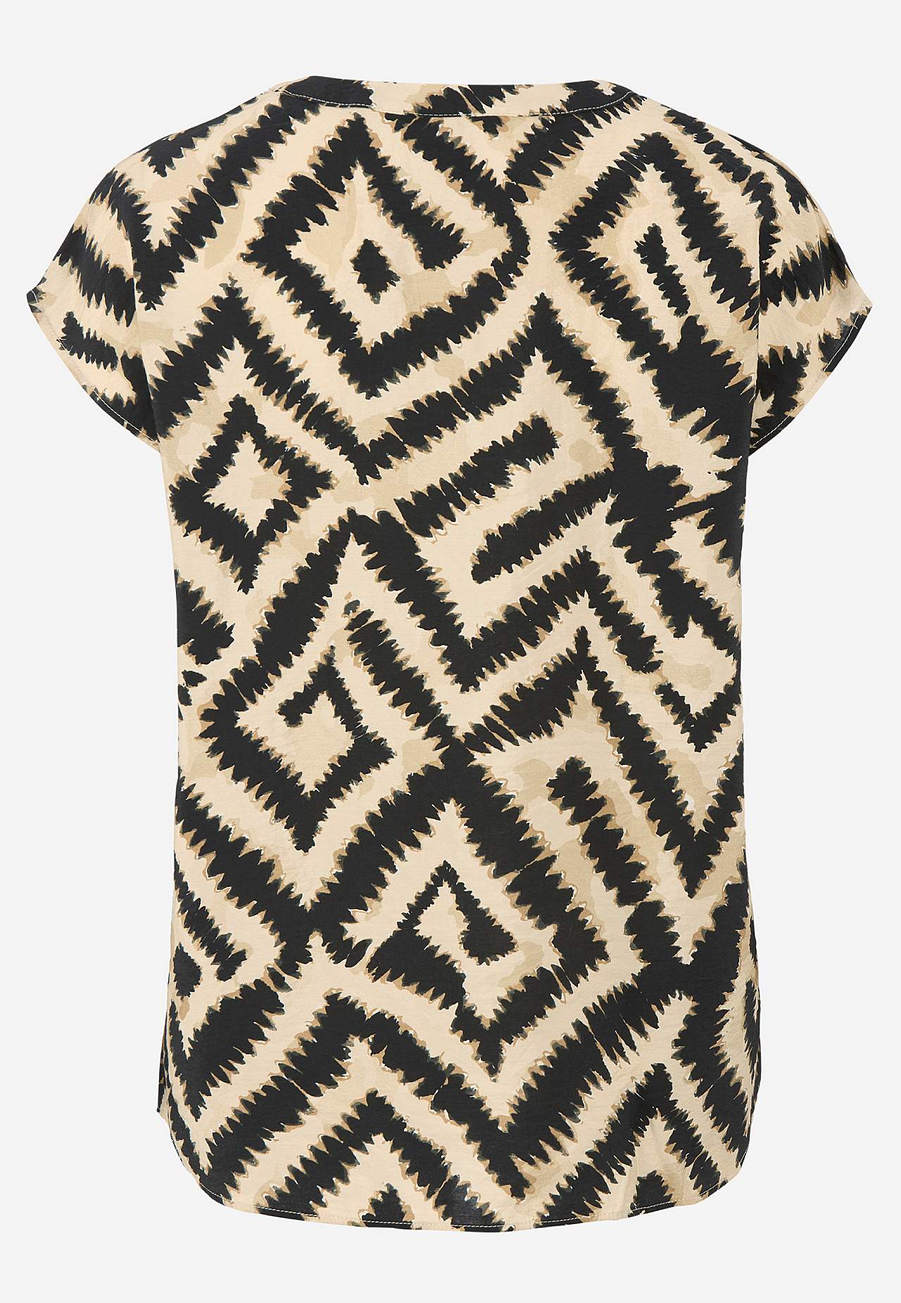 Kudottu, kevyesti rypistetty viskoosipaita