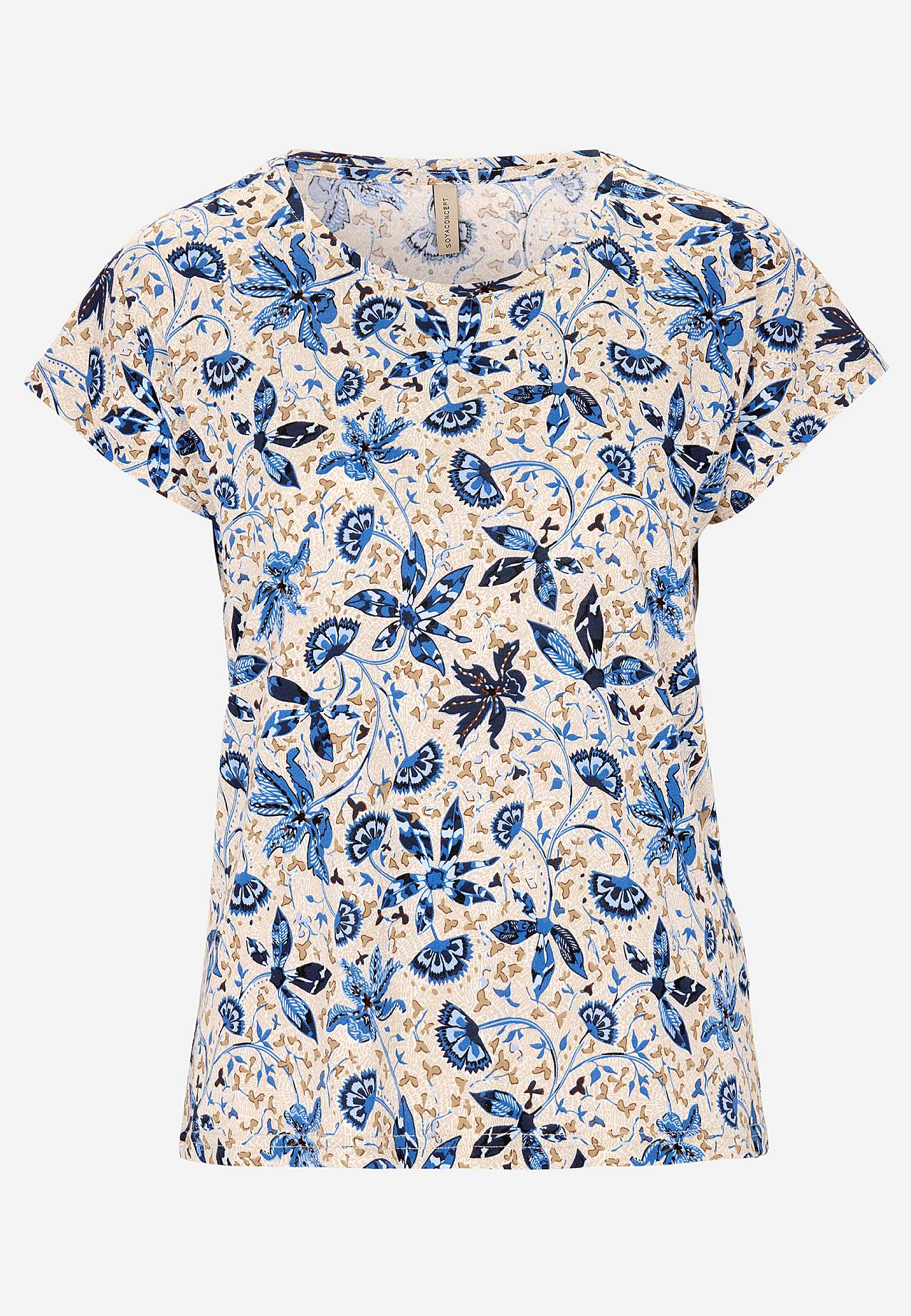 Kuvioitu trikootoppi