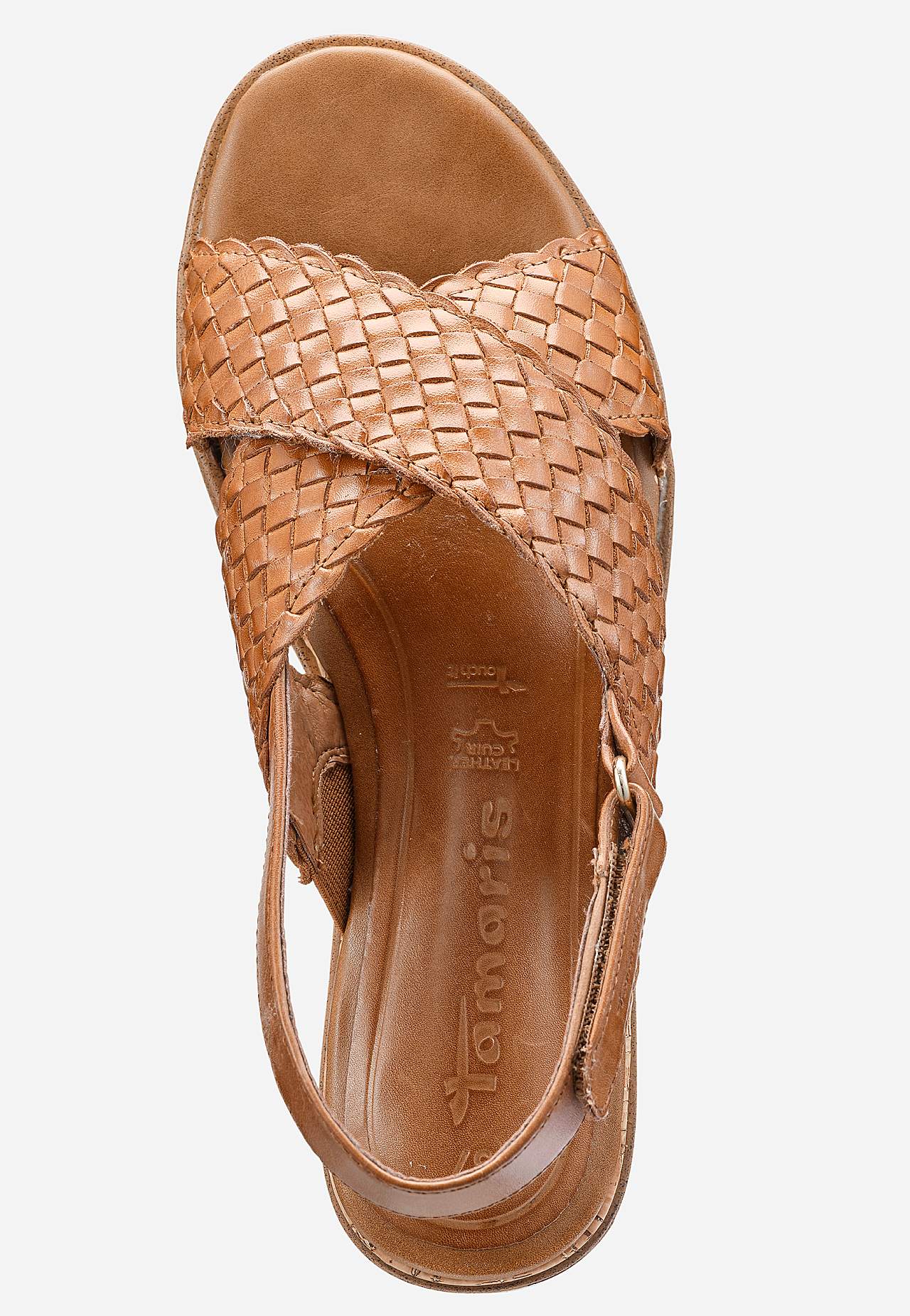 Nahkasandaali kiilakorolla